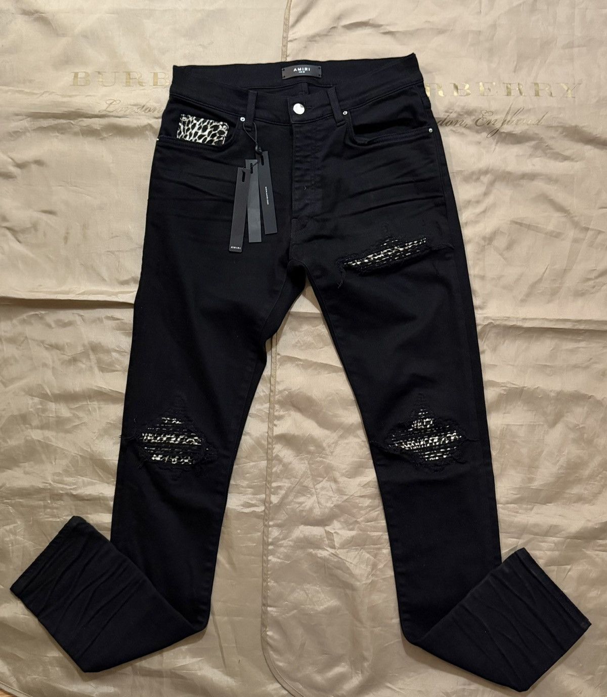 Amiri Amiri Leopard Mx1 Skinny jeans size 30 Size US 30 / EU 46 - 1 Thumbnail