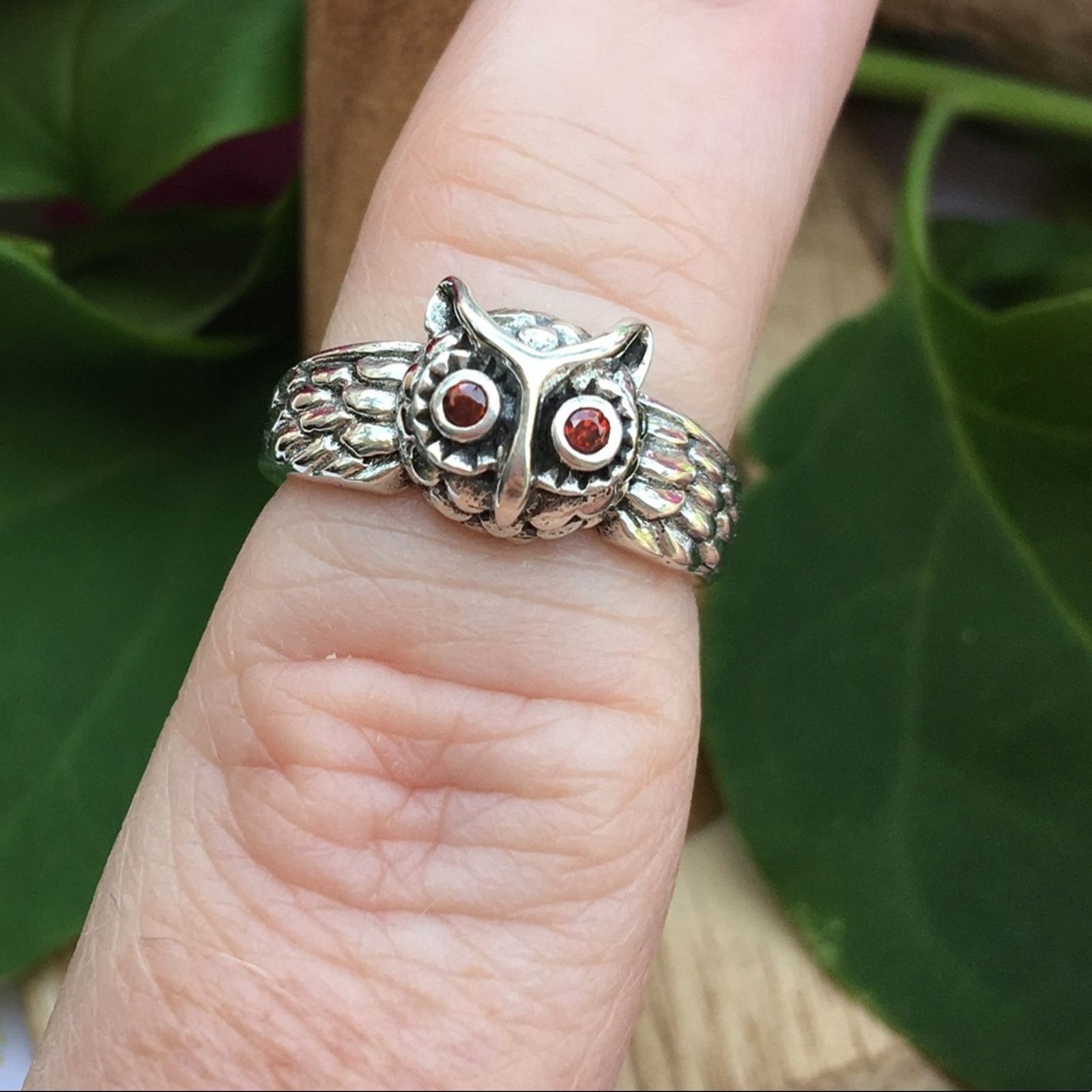 The Unbranded Brand Owl Sterling Silver Toe Ring Midi Ring Size ONE SIZE - 1 Thumbnail