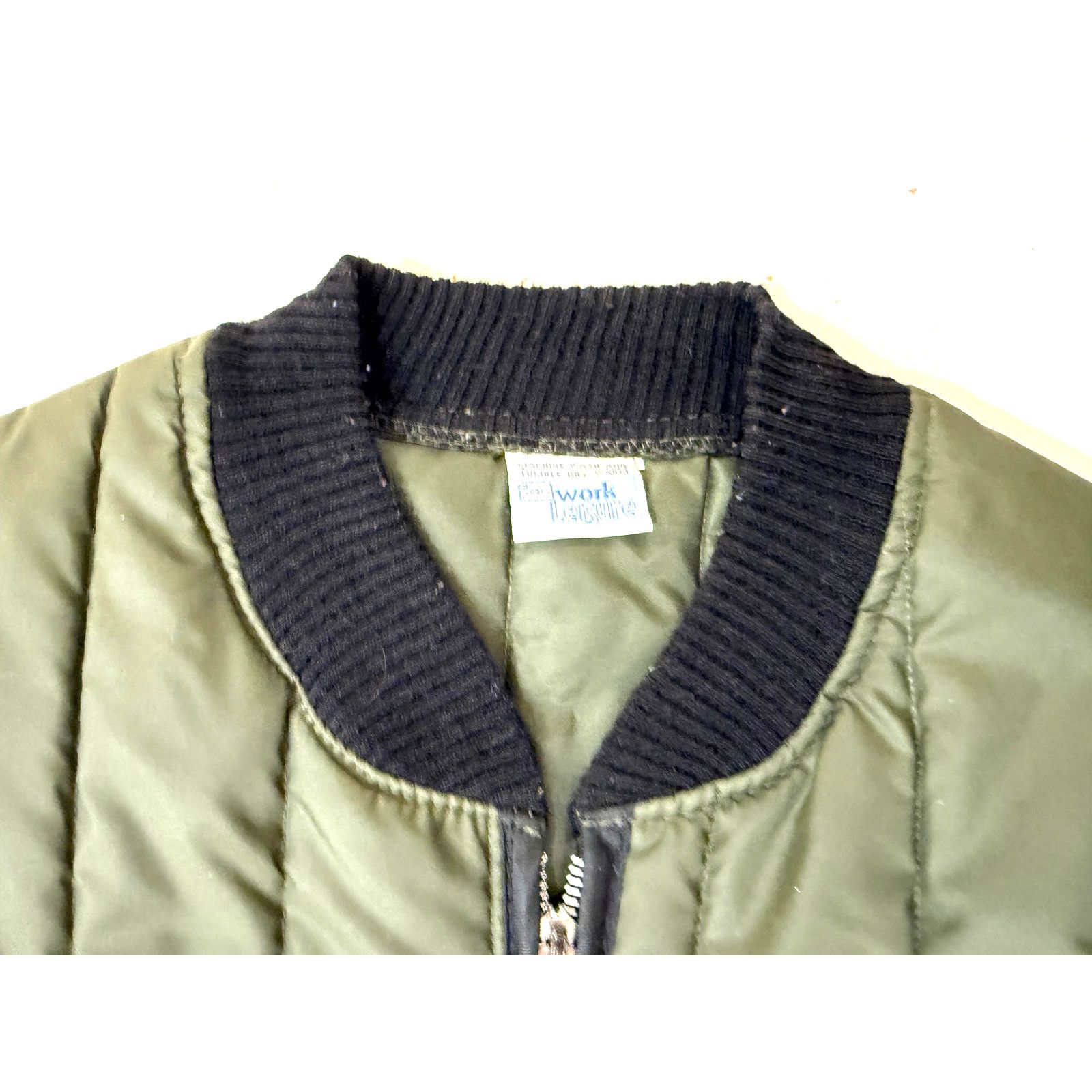 Sears Vintage Vest Mens Sears Work Leisure MED Olive Quilted USA Size US M / EU 48-50 / 2 - 6 Thumbnail