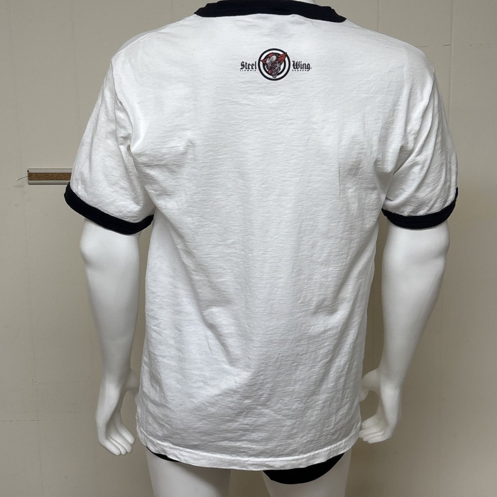 Other Vintage Single Stitch Ringer Shirt Mens L Clown Target Steel Size US L / EU 52-54 / 3 - 4 Thumbnail