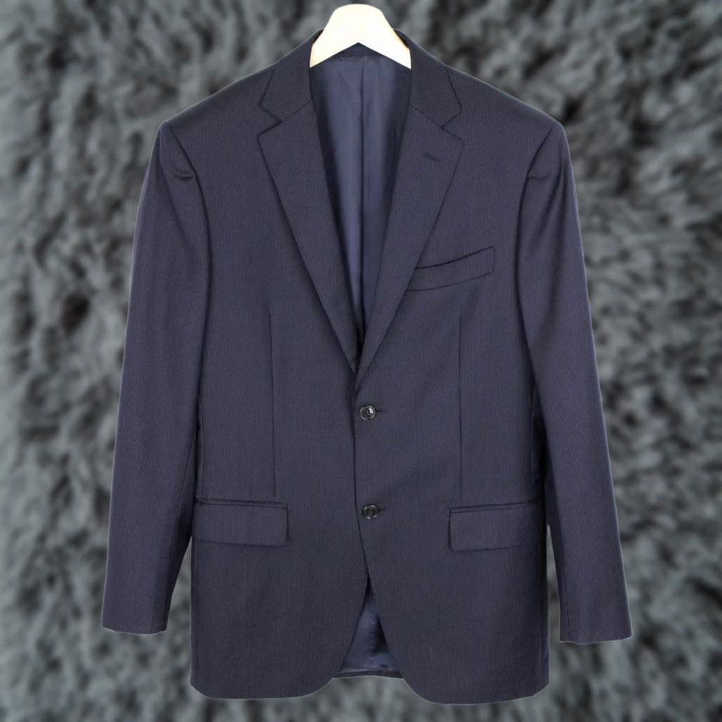 Suitsupply Suitsupply Blazer Men's UK 38L Single Breasted Blue Pure Wool Super 110's Size 38R - 1 Thumbnail