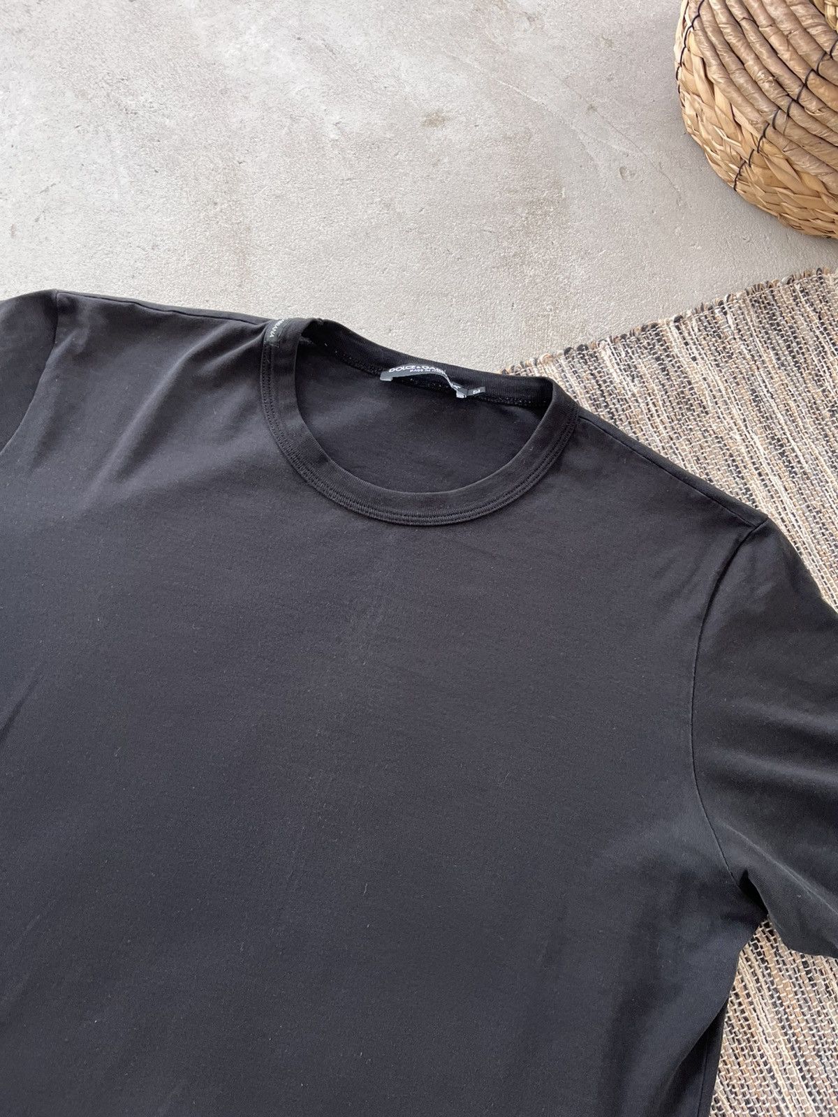 Dolce & Gabbana Vintage Dolce Gabbana Black TShirt Luxury Blank Minimal Tee Size US L / EU 52-54 / 3 - 3 Thumbnail