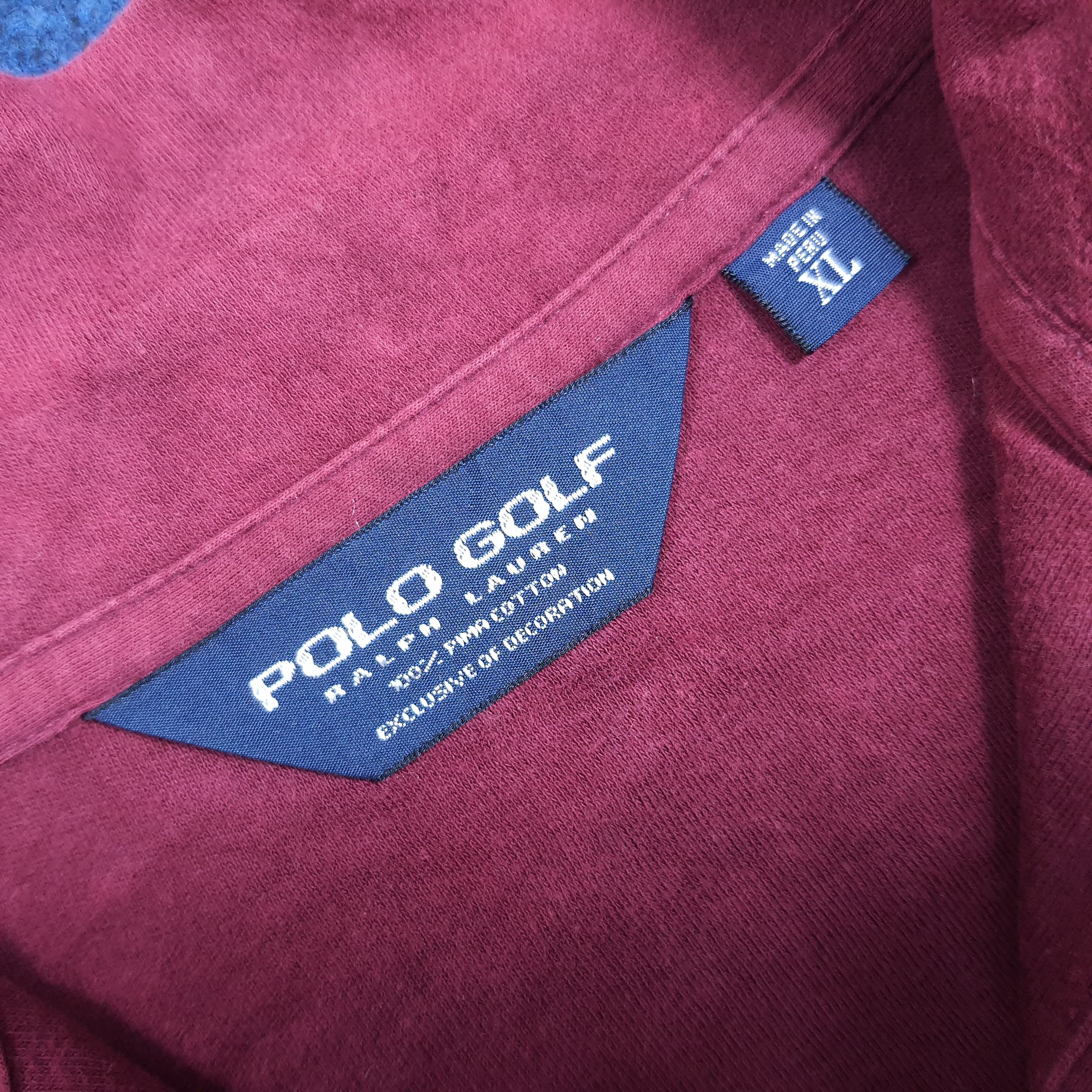 Polo Ralph Lauren Vintage Polo Golf Ralph Lauren Half Zipper Sweatshirt C284N7 Size US XL / EU 56 / 4 - 6 Thumbnail
