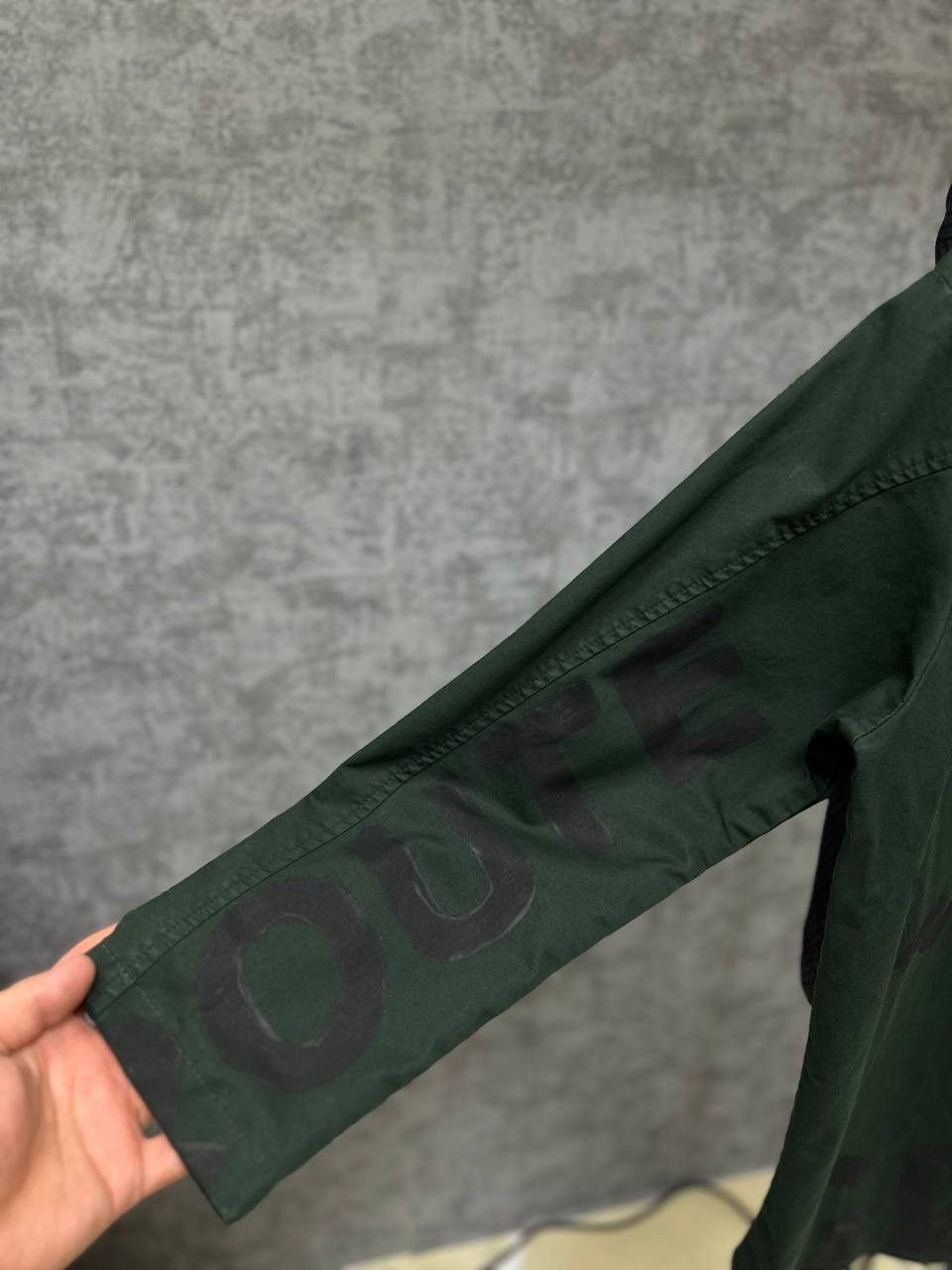 Rundholz × Vintage Vintage Rundholz DIP Green Print Long Shirt Big Logo Size US M / EU 48-50 / 2 - 13 Thumbnail