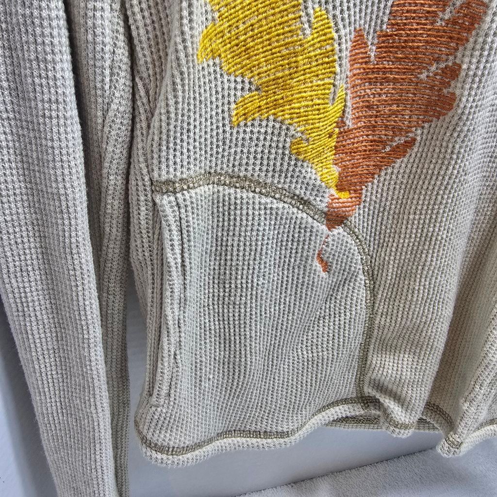 The Unbranded Brand Women's Natural Reflections Beige Petite S Hoodie with Fall Size S / US 4 / IT 40 - 5 Thumbnail