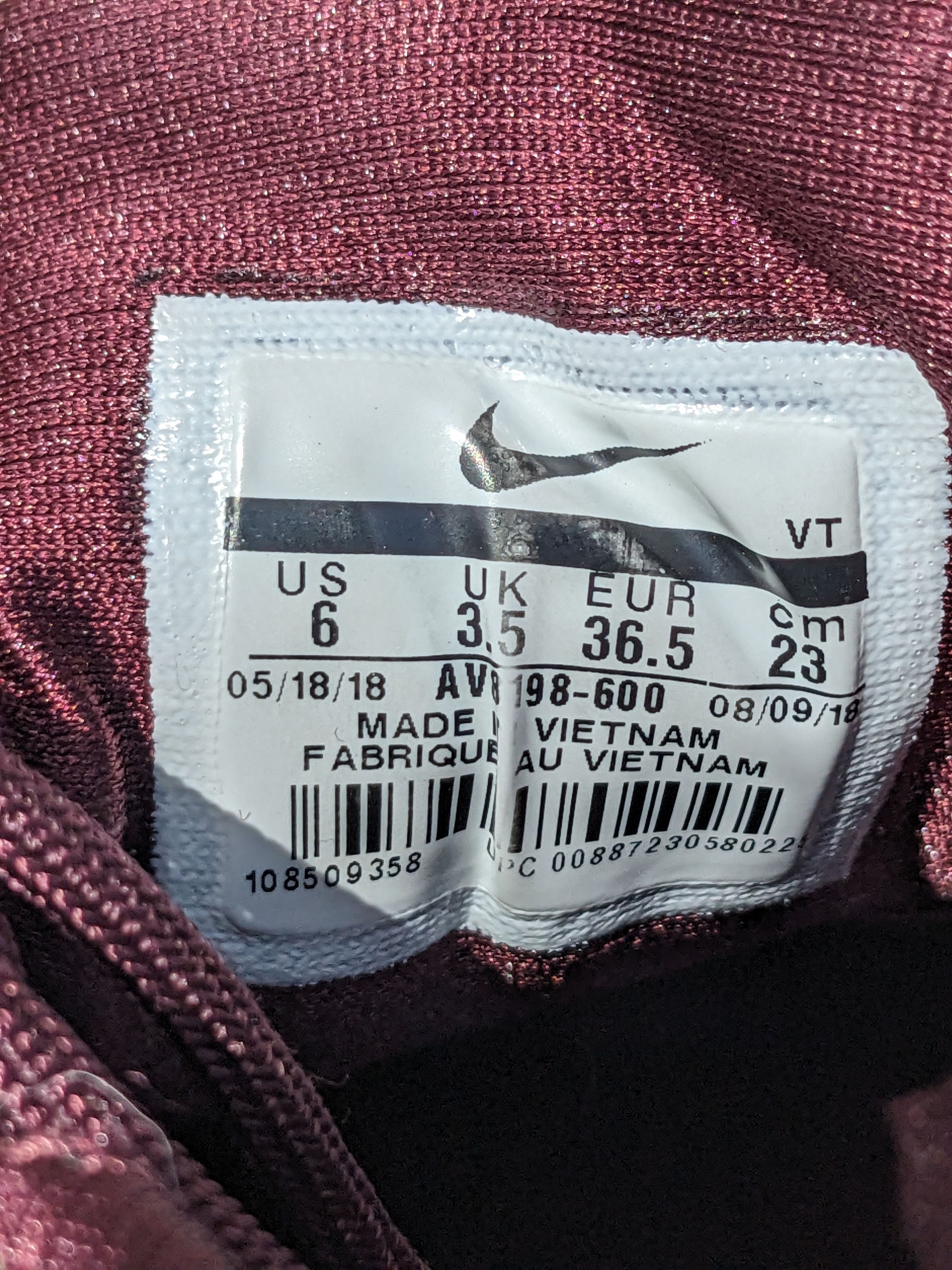 Designer × Nike Nike Air Max 97 Burgundy Crush Metallic Sneakers Size 6 Size US 6 / EU 39 - 6 Thumbnail