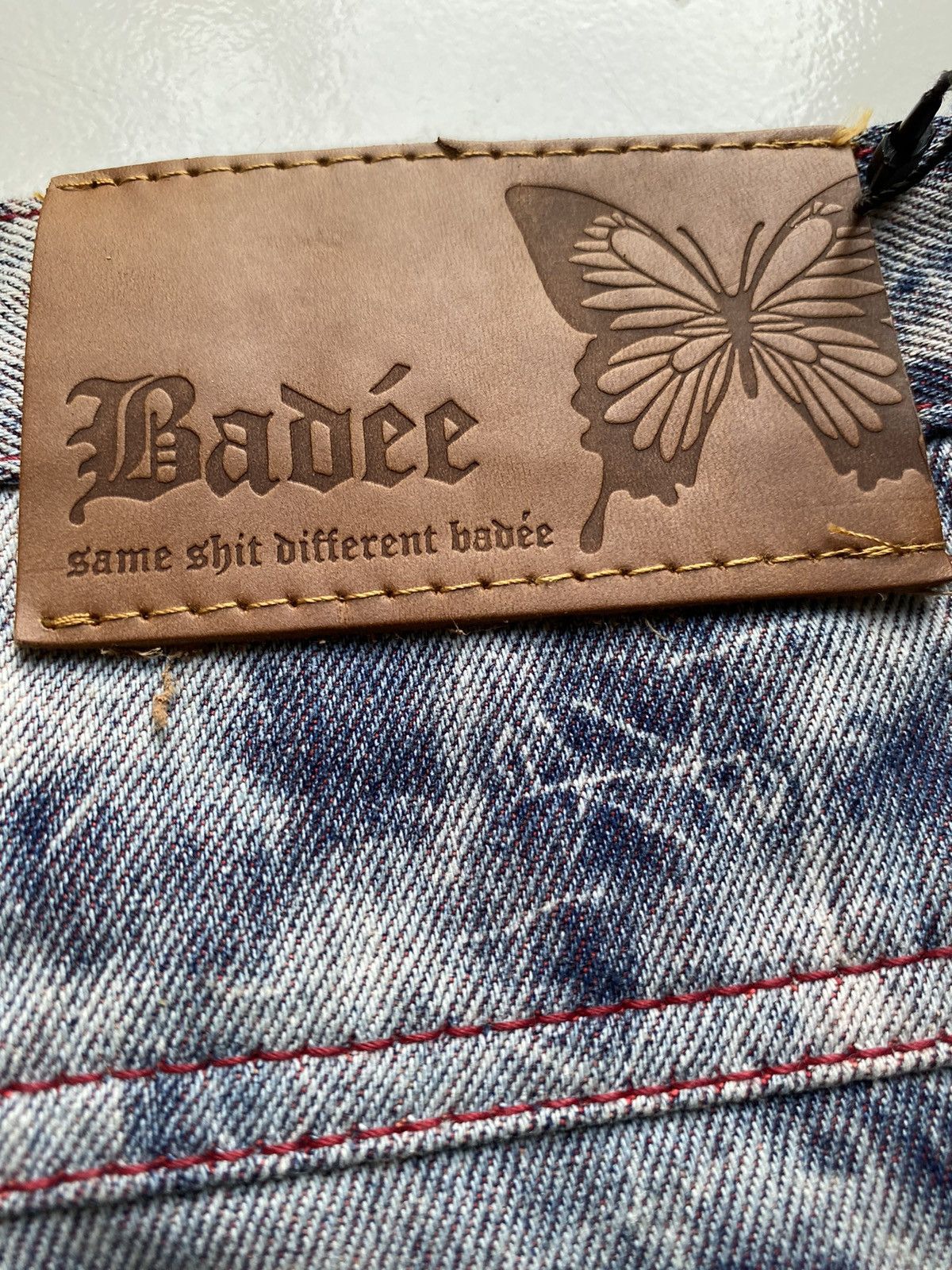 Japanese Brand × Le Grande Bleu (L.G.B.) × Yasuyuki Ishii Japanese badee flared blue bleached denim Size US 28 / EU 44 - 8 Thumbnail
