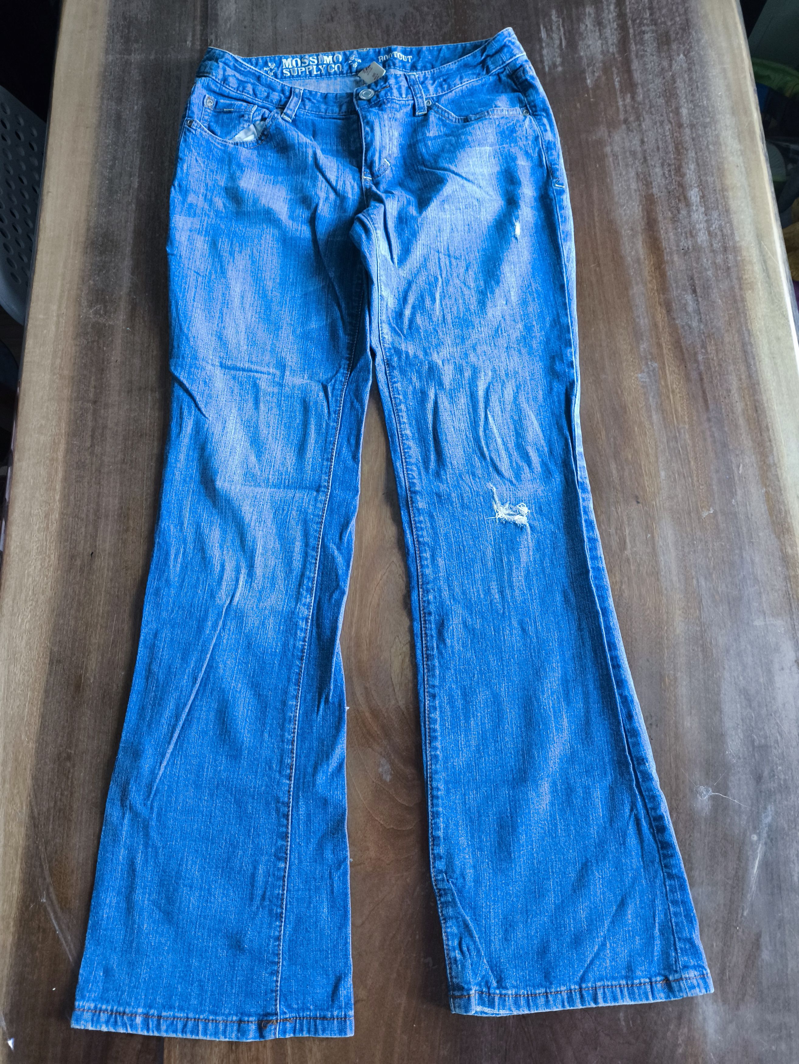 Mossimo Mossimo Supply Co Jeans Womens Blue Low Rise Bootcut 30x40 Size 30" / US 8 / IT 44 - 1 Thumbnail