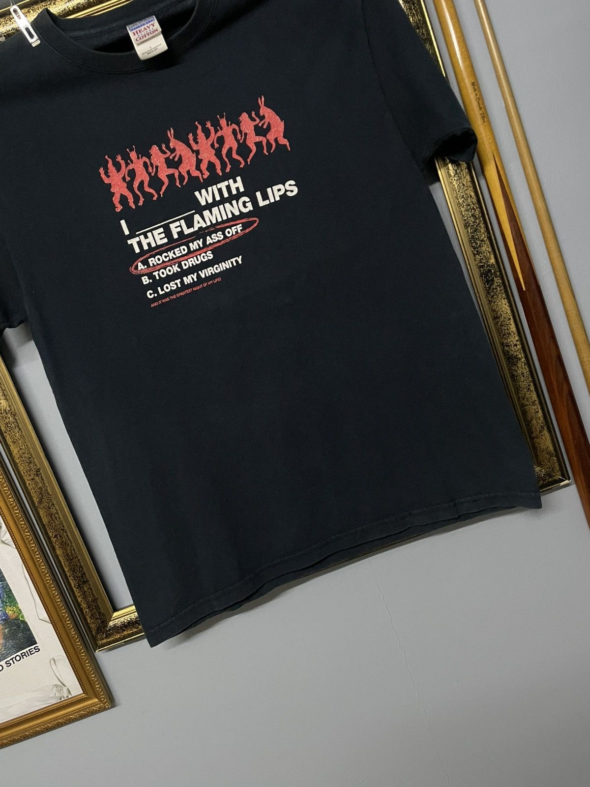 Band Tees Vintage Original The Flaming Lips Rocked My Ass Fade Tshirt Size US L / EU 52-54 / 3 - 4 Thumbnail