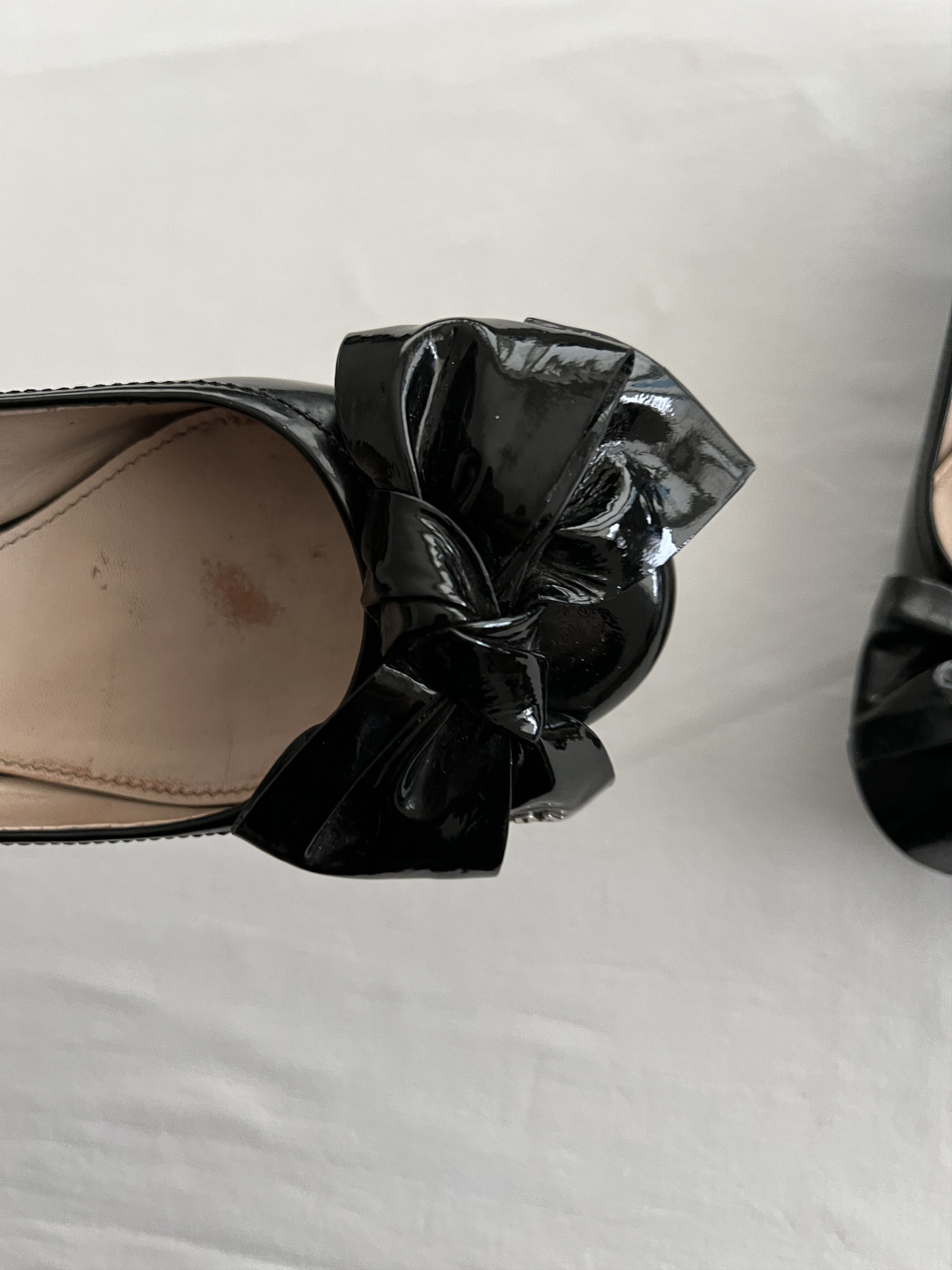 Prada × Vintage Vintage Prada Black Heels Size US 7 / IT 37 - 5 Thumbnail