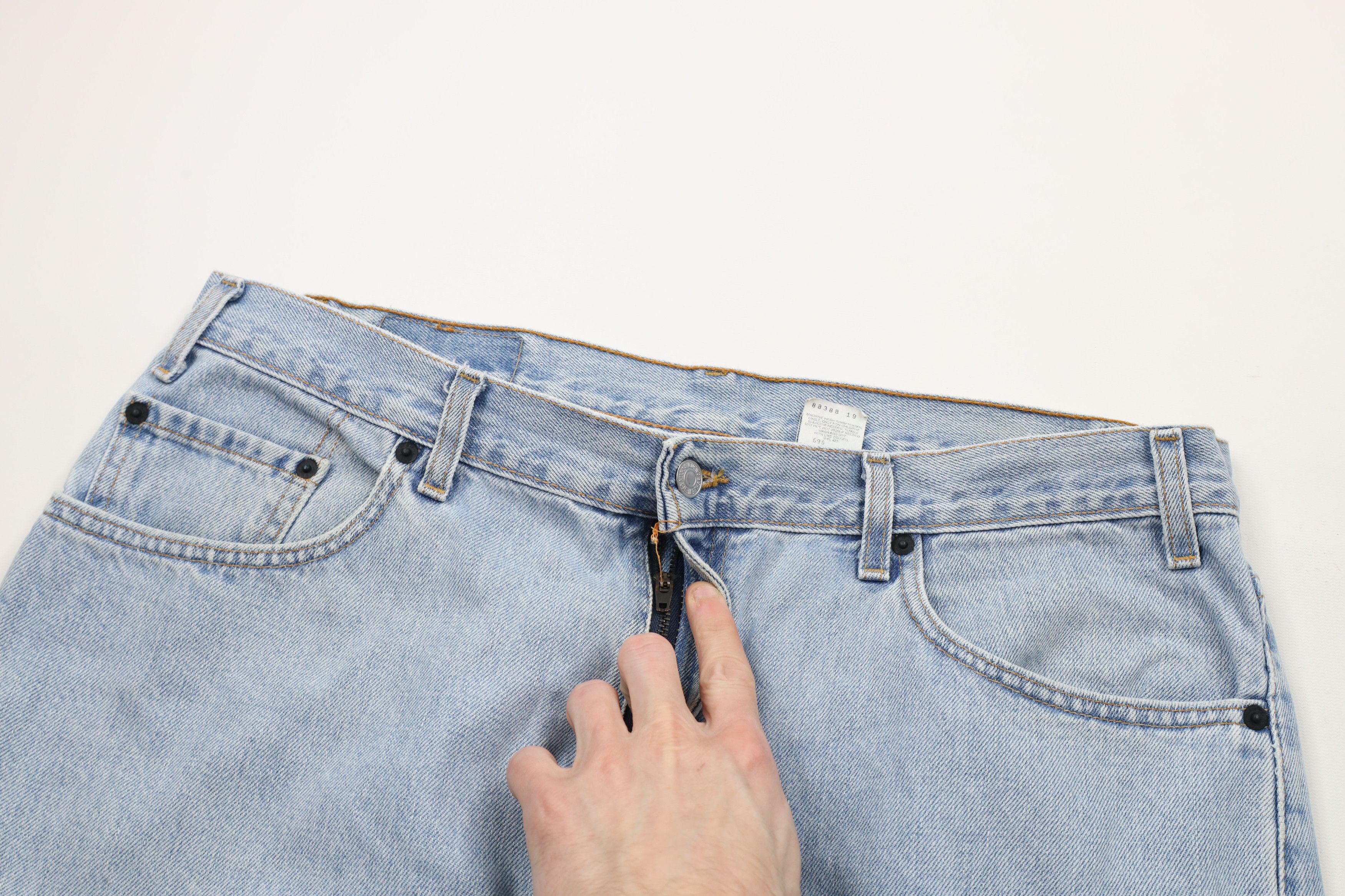 Levi's × Vintage Vintage Y2K 2000 Levis 505 Regular Fit Denim Jeans USA Size US 38 / EU 54 - 7 Thumbnail