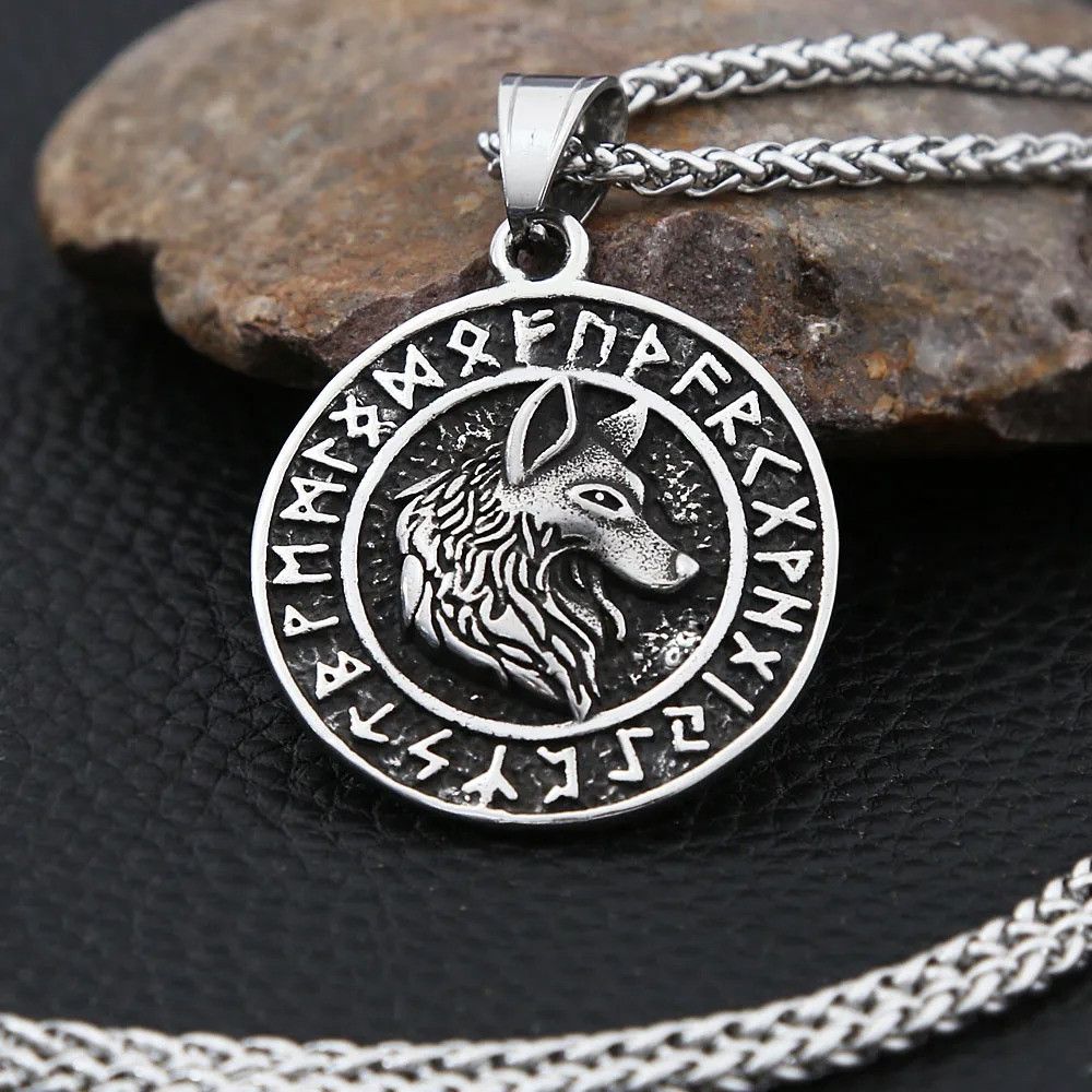 Other Vintage Viking Wolf Pendant Necklace Size ONE SIZE - 5 Thumbnail