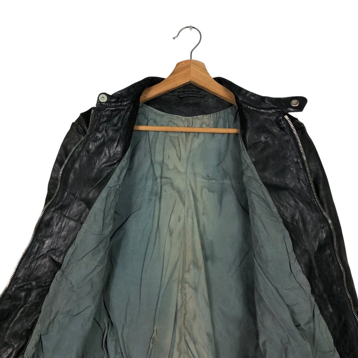 Incarnation 🔥VINTAGE GENUINE LEATHER BIKER JACKET INCARNATION Size US S / EU 44-46 / 1 - 16 Thumbnail