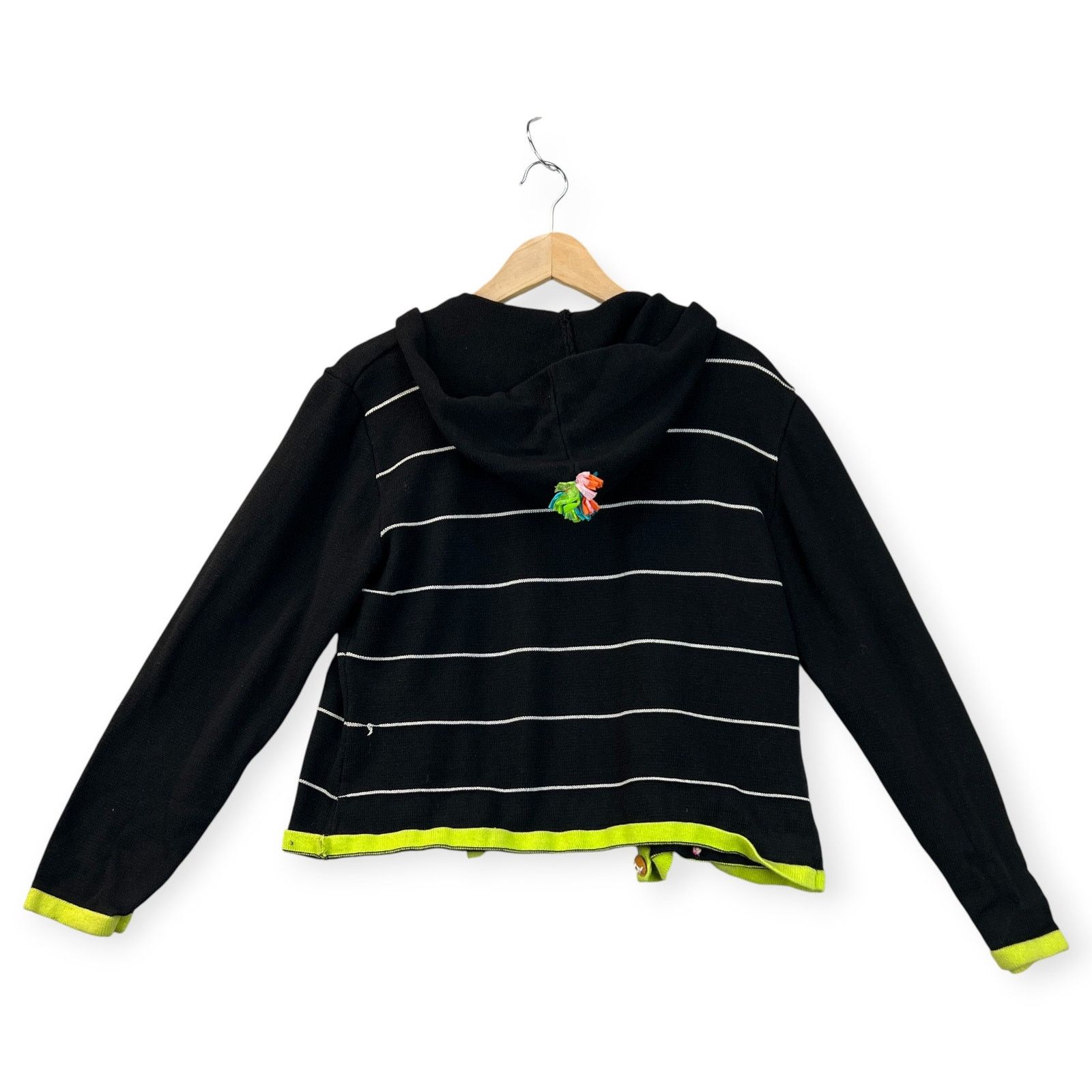 Other Jack B Quick Womens Hooded Cardigan 90s Cheerleading Sz PL Size M / US 6-8 / IT 42-44 - 3 Thumbnail