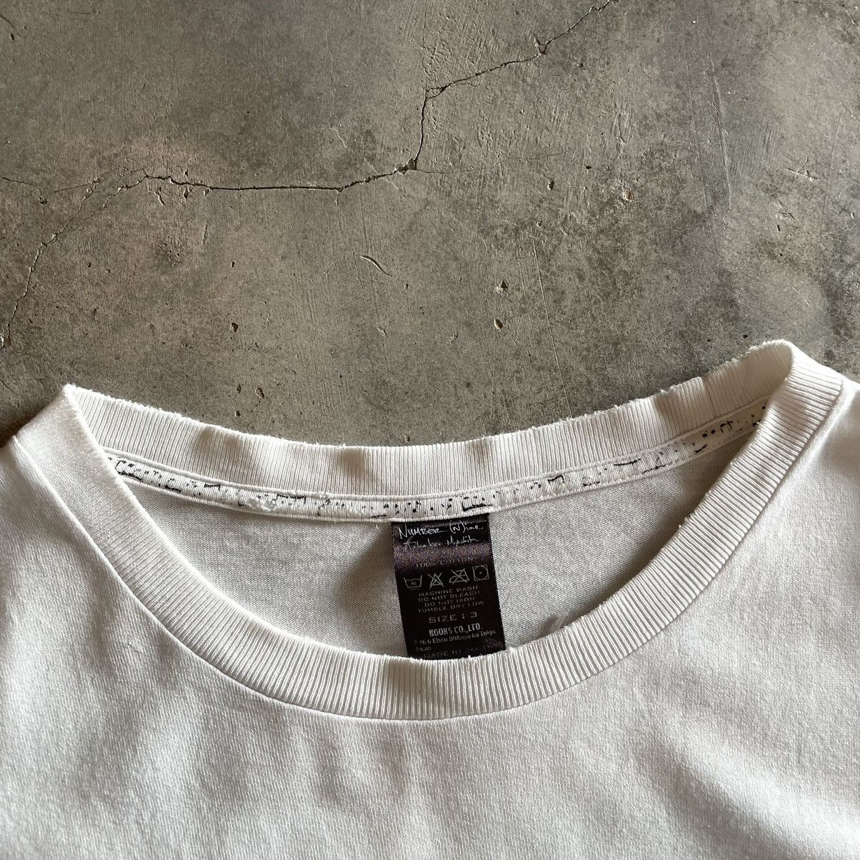 Japanese Brand × Number (N)ine Number (N)ine Menu Tee Size US M / EU 48-50 / 2 - 3 Thumbnail