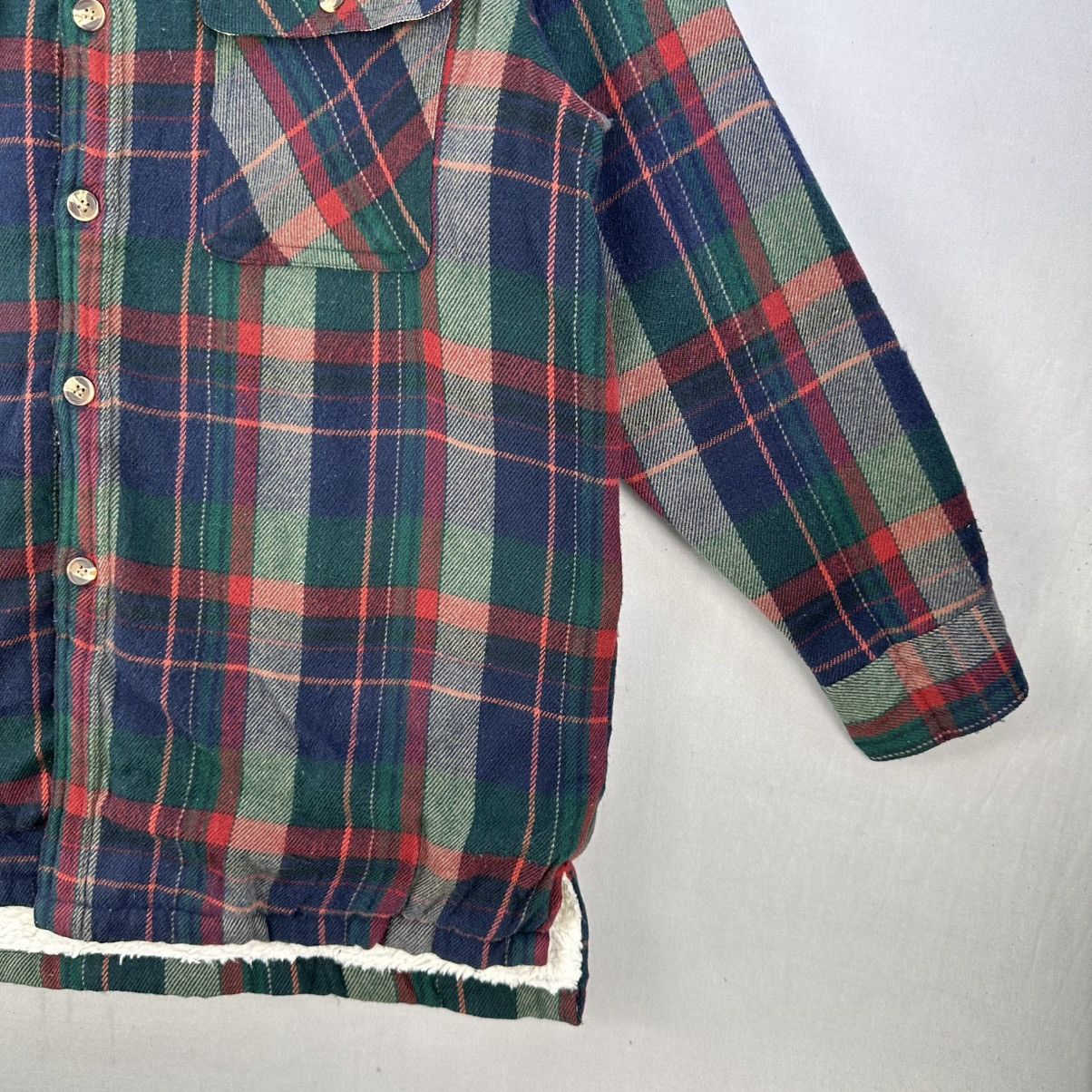 Flannel Vintage 90's Royal Polo Sports Club Flannel Sherpa Lining Size US L / EU 52-54 / 3 - 3 Thumbnail