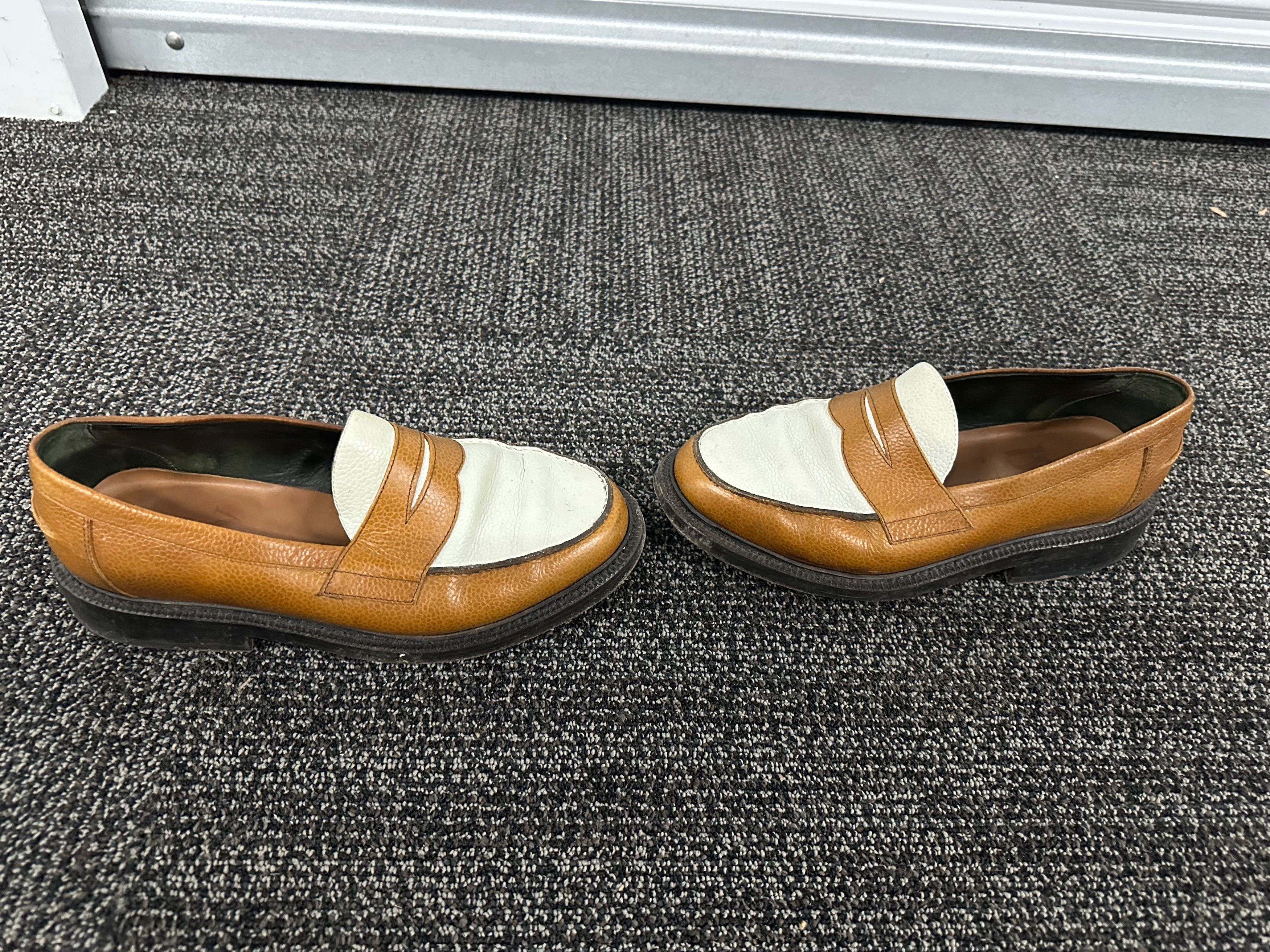 Blackstock & Weber Blackstock & Weber Ellis Penny Loafer - Acorn / White Size US 9 / EU 42 - 4 Thumbnail