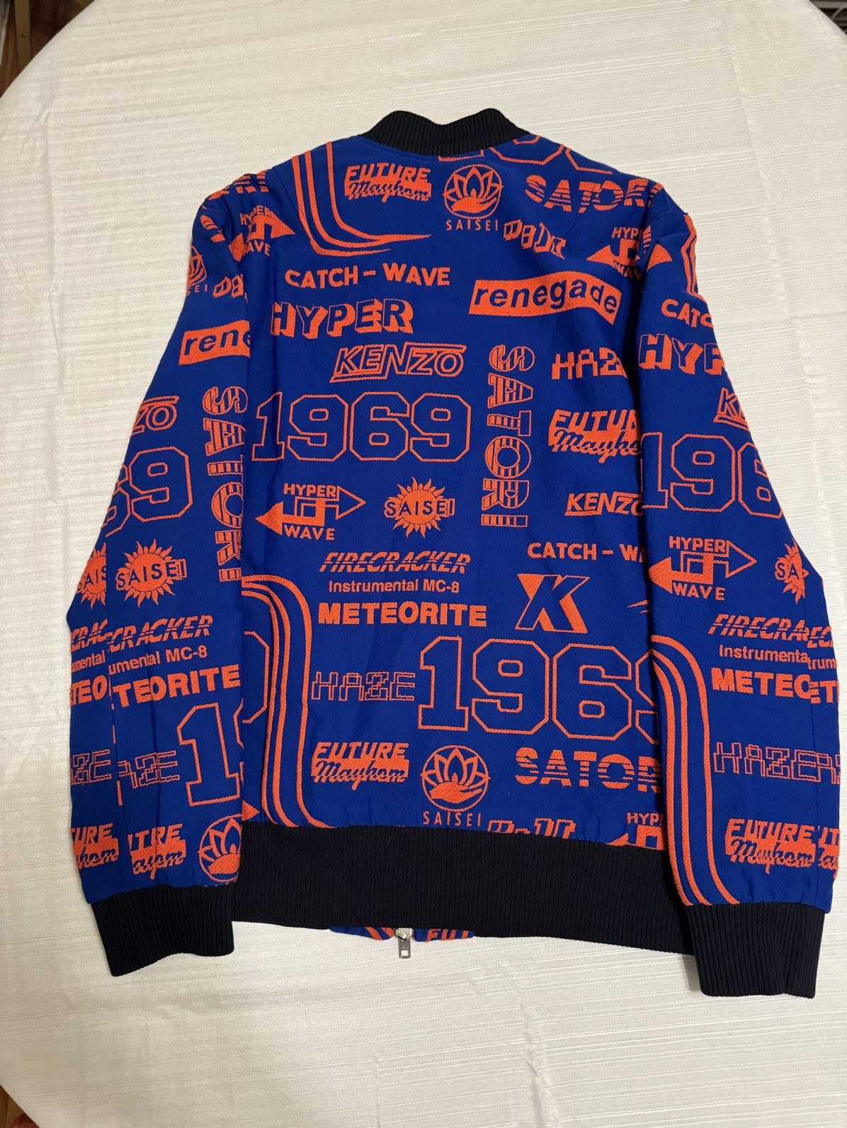Kenzo Kenzo Paris “1969 Hyper Wave” Bomber Jacket Size US L / EU 52-54 / 3 - 6 Thumbnail