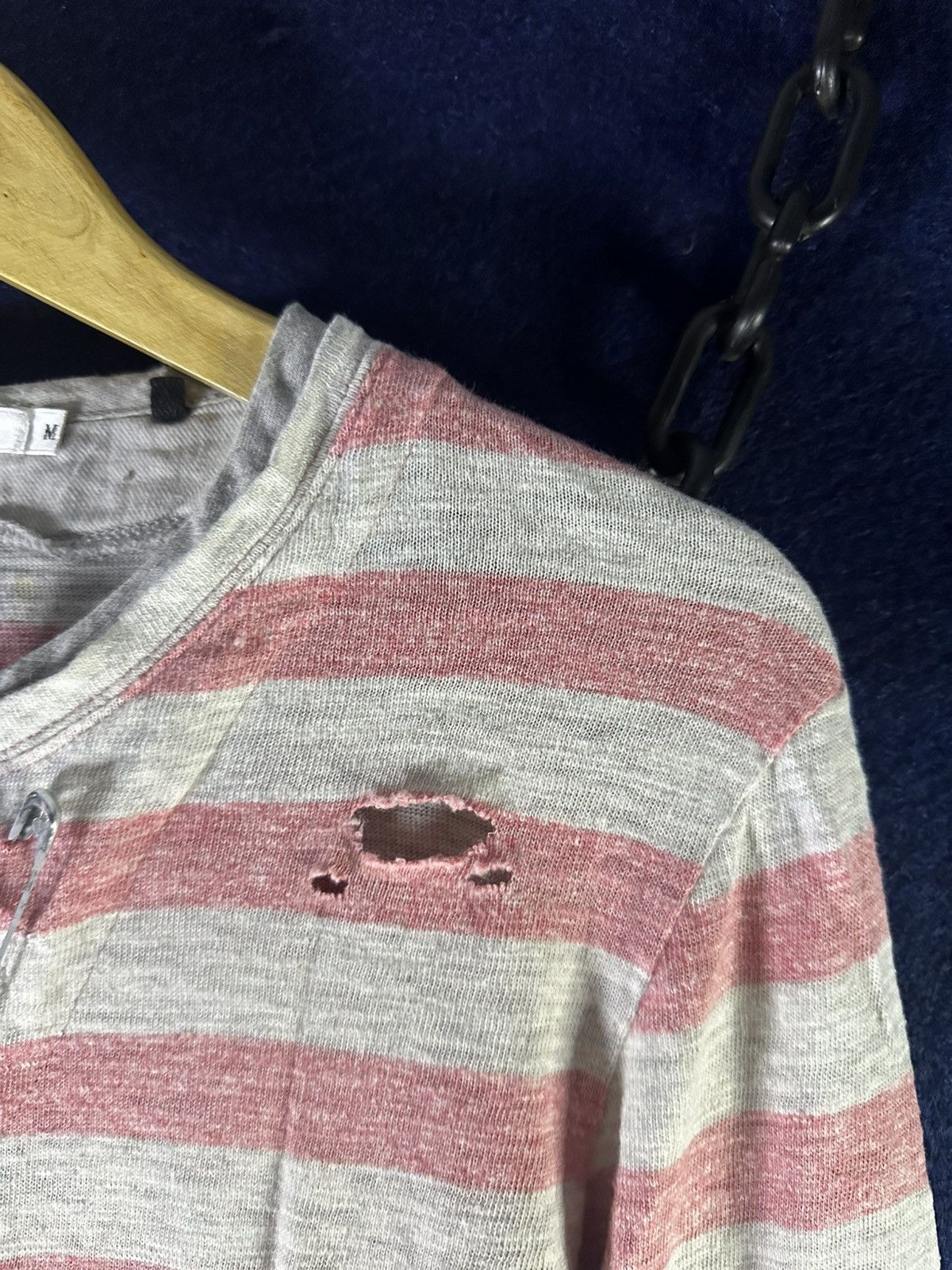 Japanese Brand IMP Japanese Distressed Longslevee Grunge/Punk Style Size US M / EU 48-50 / 2 - 3 Thumbnail