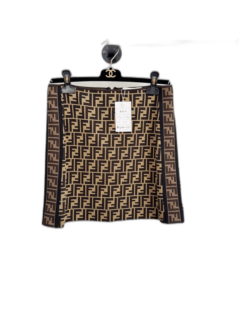 Fendi Fendi Logo Print Skirt Size 40 Size 40" / US 18 - 1 Thumbnail
