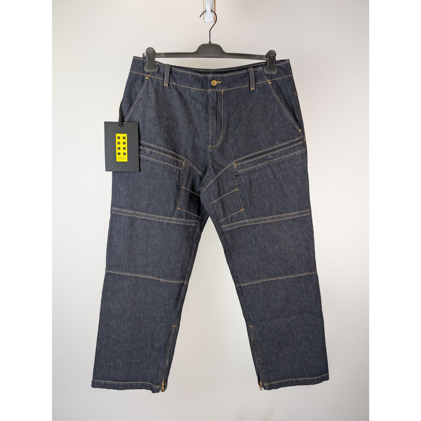 Moncler o1rshd1 Nigo Paneled Denim Pants in Blue Size US 36 / EU 52 - 1 Thumbnail