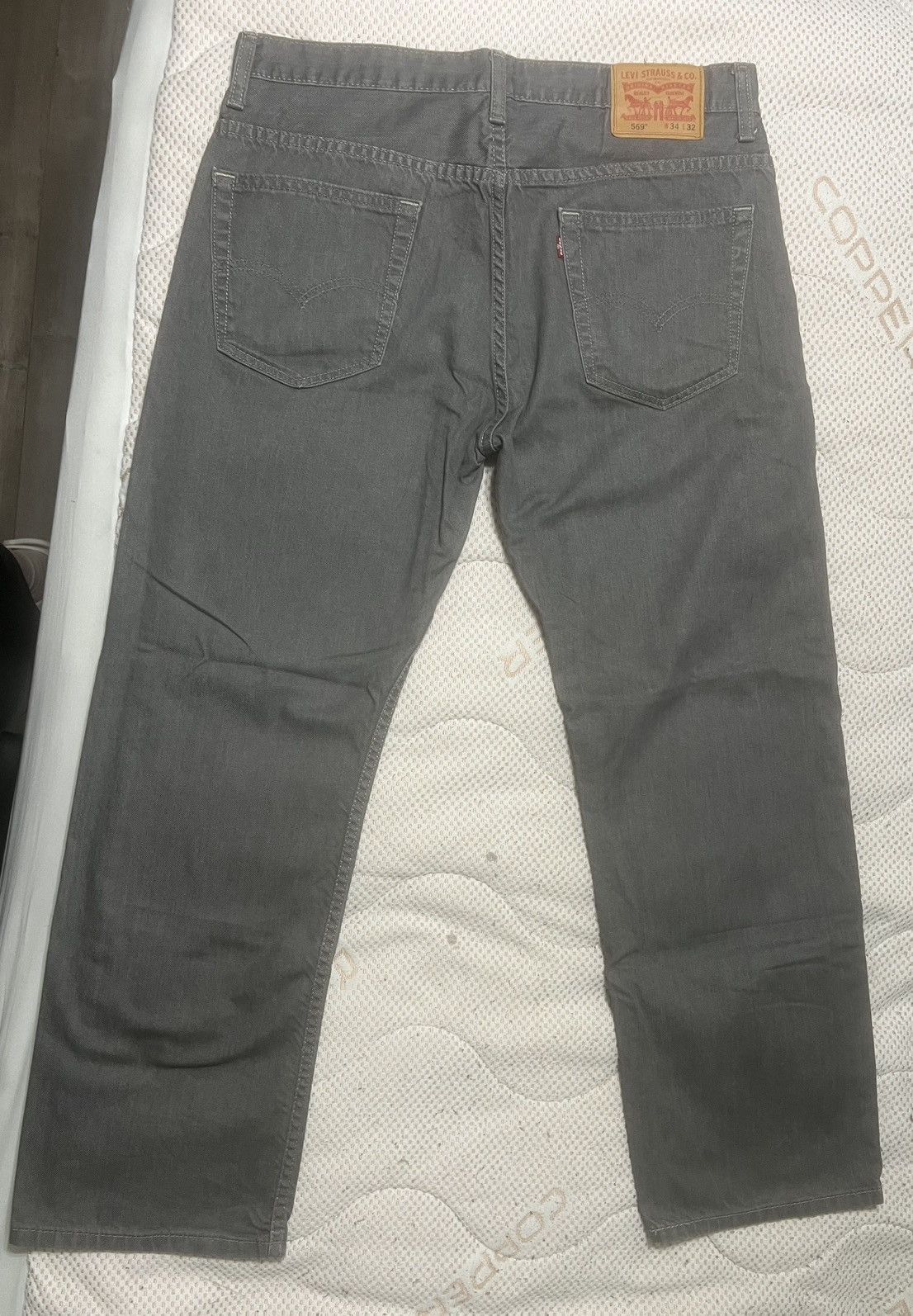 Levi's Grey Levi 569 baggy jeans Size US 34 / EU 50 - 2 Thumbnail