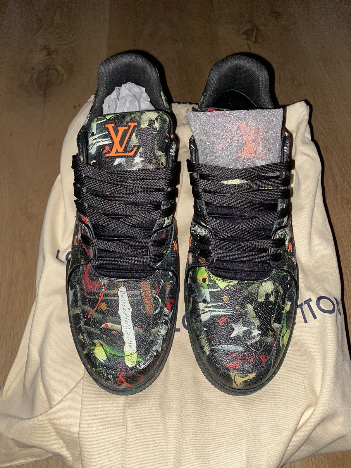 Louis Vuitton Louis Vuitton Trainer Rammellzee Size US 11 / EU 44 - 4 Thumbnail