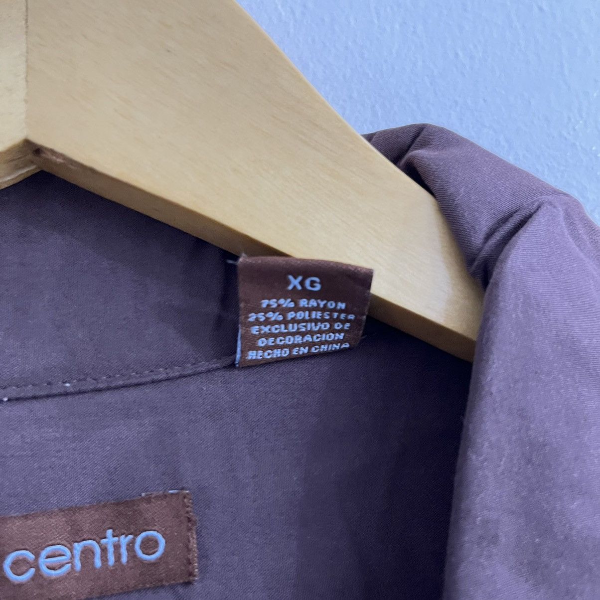 Japanese Brand Centro - Campcollar Two Tone Color Shirt Size US XL / EU 56 / 4 - 5 Thumbnail
