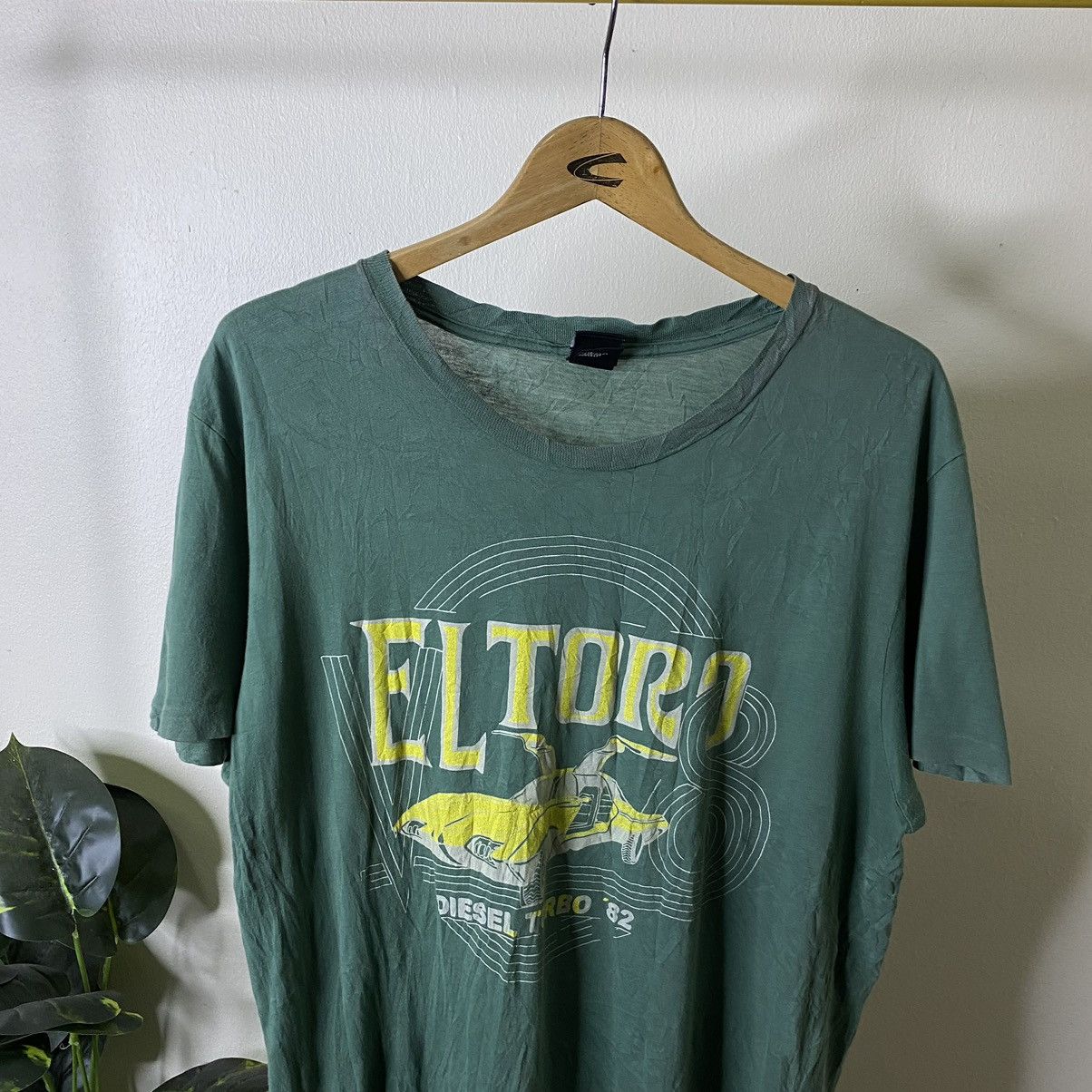 Diesel Vintage Y2K Diesel Turbo El Turo Back To The Future Style T Size US L / EU 52-54 / 3 - 2 Thumbnail