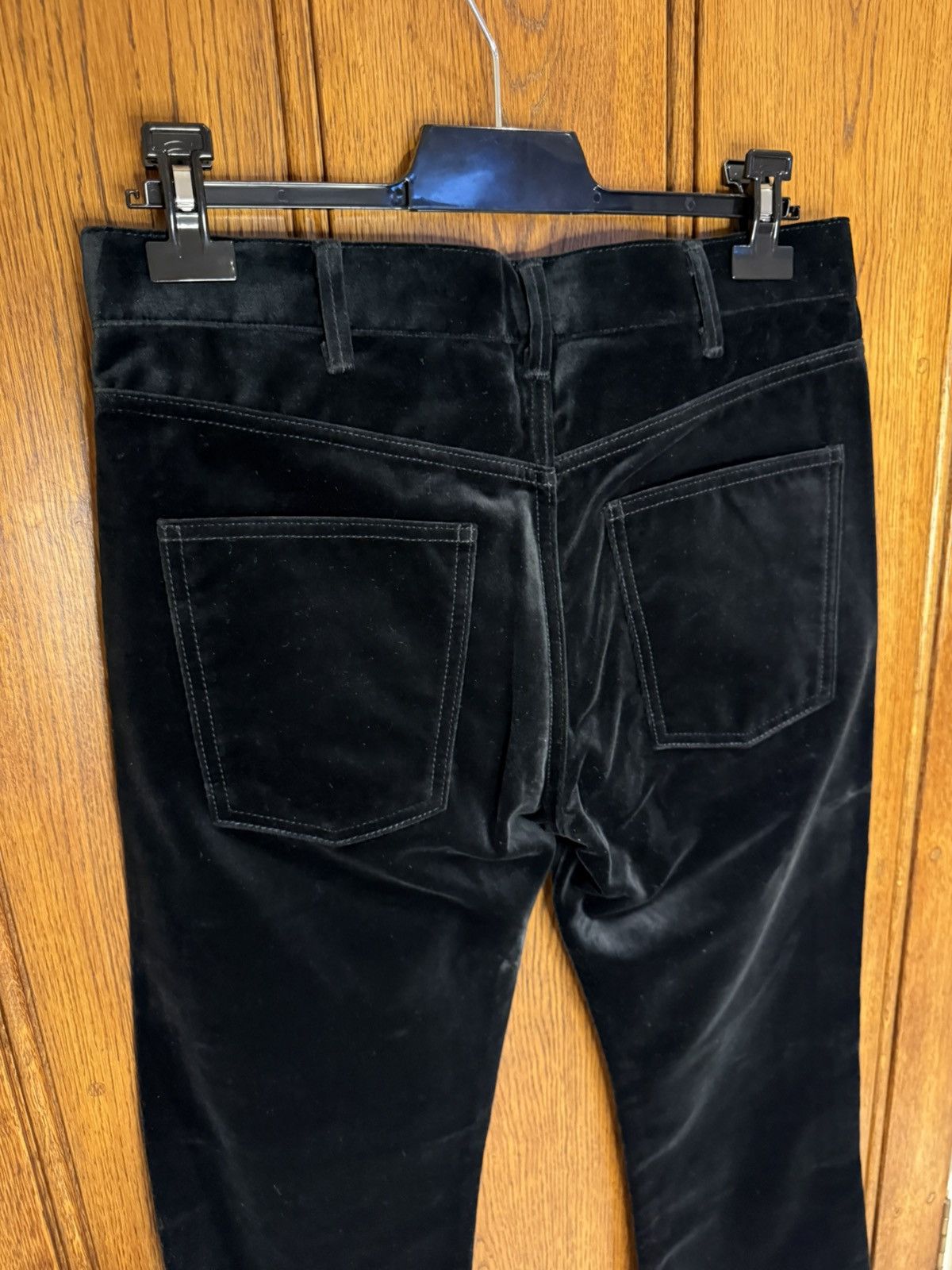 Celine Holy Grail FW20 Celine dylan velvet black flared jeans 31 Size US 31 - 18 Thumbnail