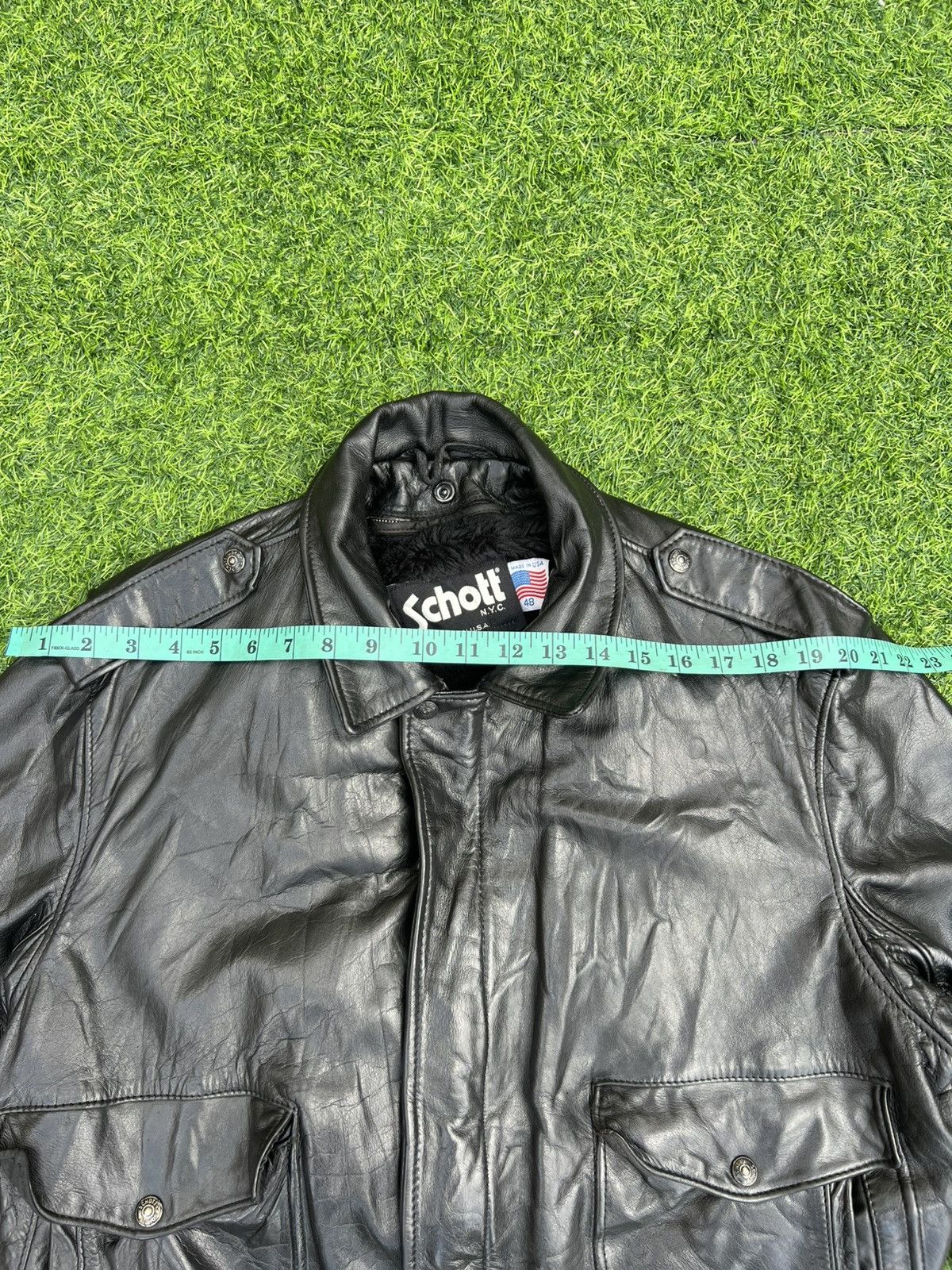 Schott VINTAGE SCHOTT NYC 184SM NAKED COWHIDE A-2 FLIGHT JACKET- M Size US M / EU 48-50 / 2 - 10 Thumbnail