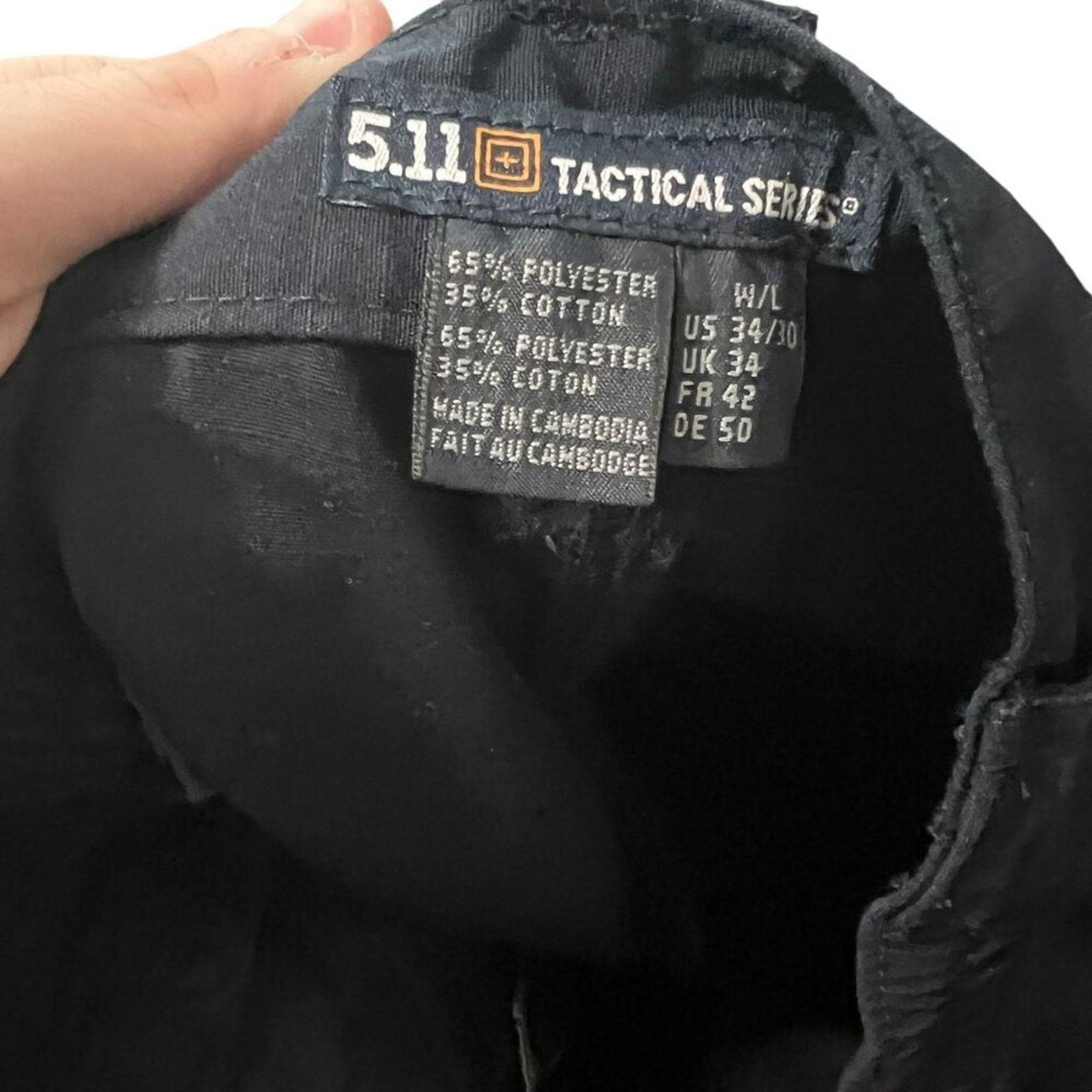 5.11 5.11 Tactical Taclite Pro Cargo Pants Black Mens 34x30 Size US 34 / EU 50 - 2 Thumbnail