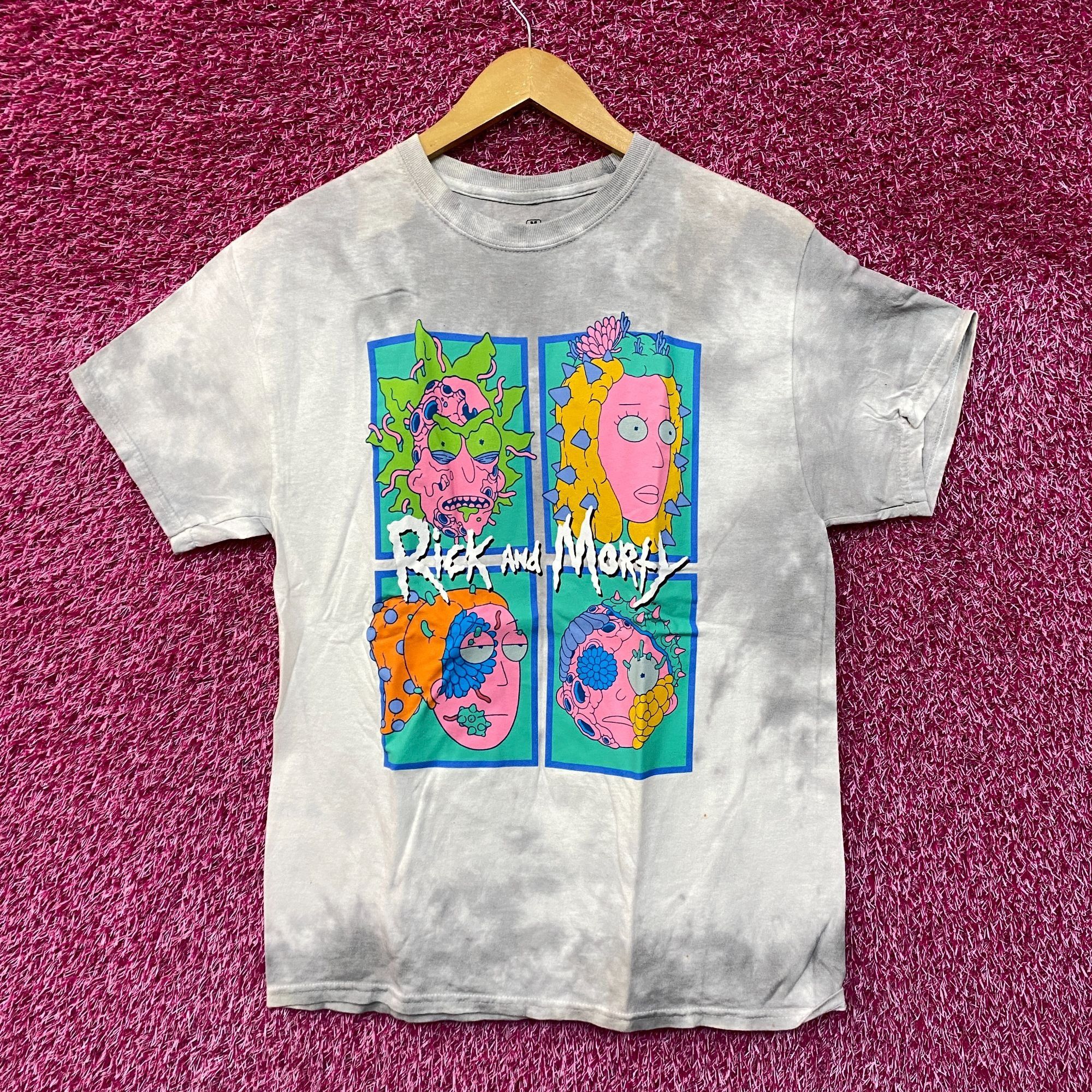 Ripple Junction Rick and Morty Infected tiedye Tshirt size medium Size US M / EU 48-50 / 2 - 1 Thumbnail