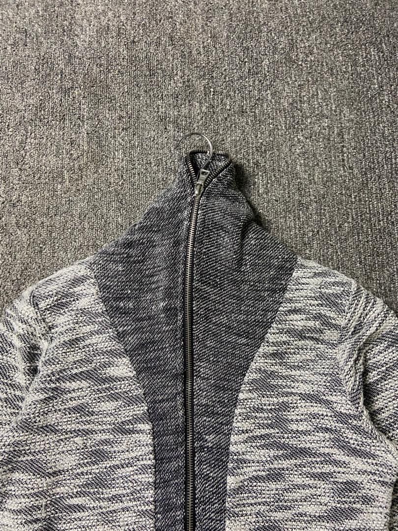 In The Attic In The Attic Homme Textured Knit Zippered Sweater (201) Size US M / EU 48-50 / 2 - 10 Thumbnail
