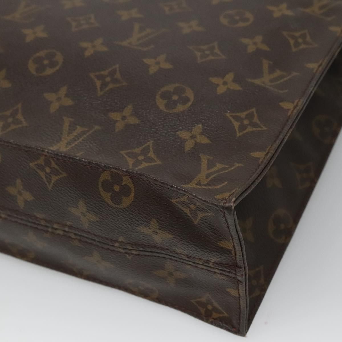 Louis Vuitton LOUIS VUITTON Monogram Sac Plat Hand Bag M51140 Size ONE SIZE - 9 Thumbnail