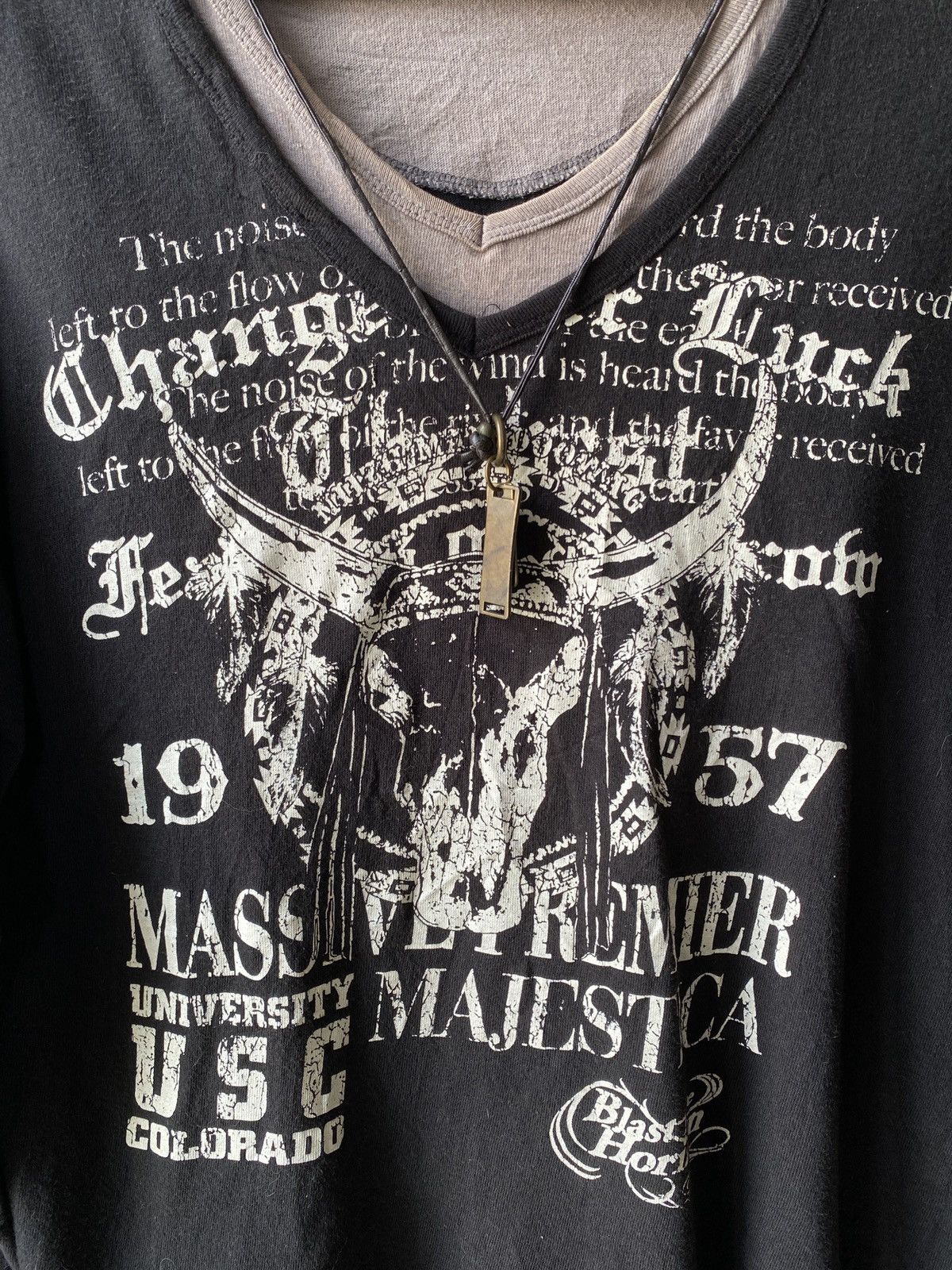 Tornado Mart Beaummere Poem Design Long Sleeve Shirt Size US M / EU 48-50 / 2 - 6 Thumbnail