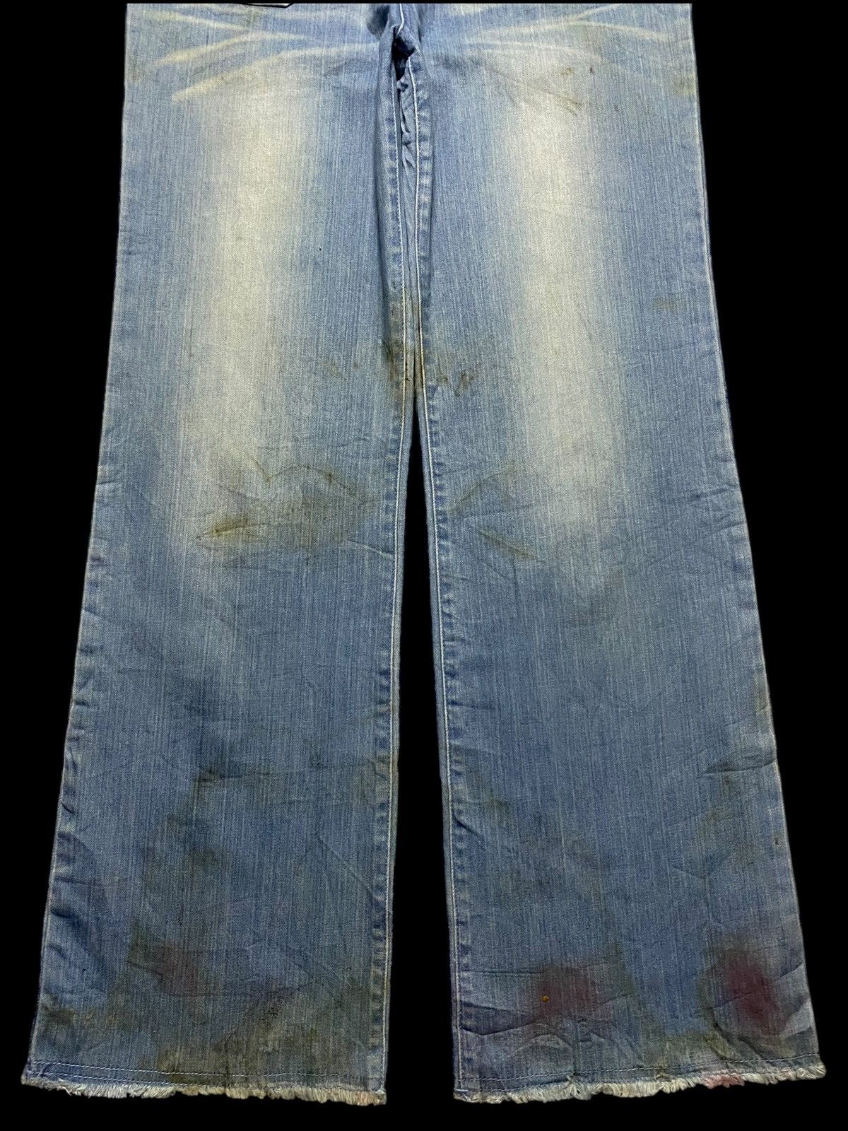 Vintage Distressed Japanese Brand with paint splatters indie grunge Size US 32 / EU 48 - 5 Thumbnail