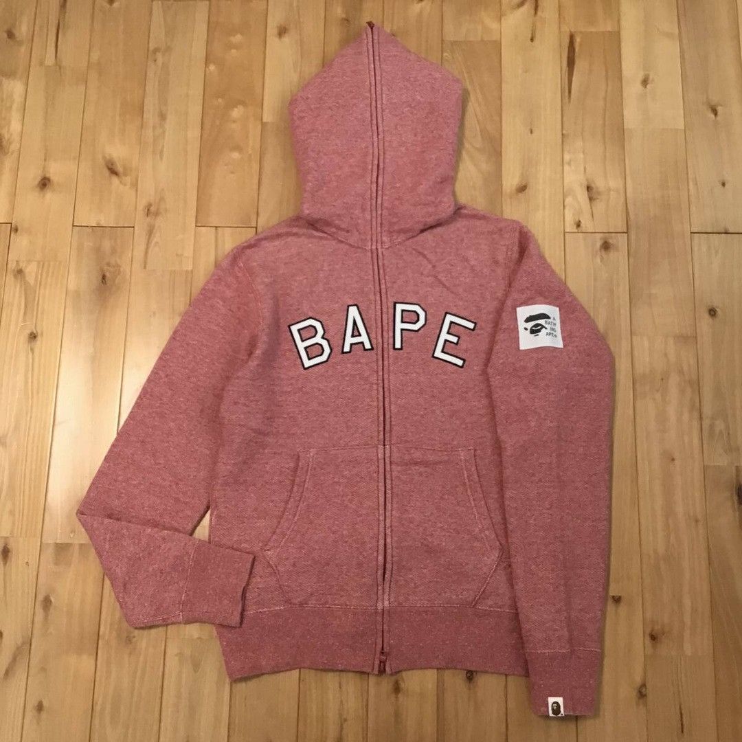Bape BAPE LOGO full zip hoodie a bathing ape Size US L / EU 52-54 / 3 - 1 Thumbnail