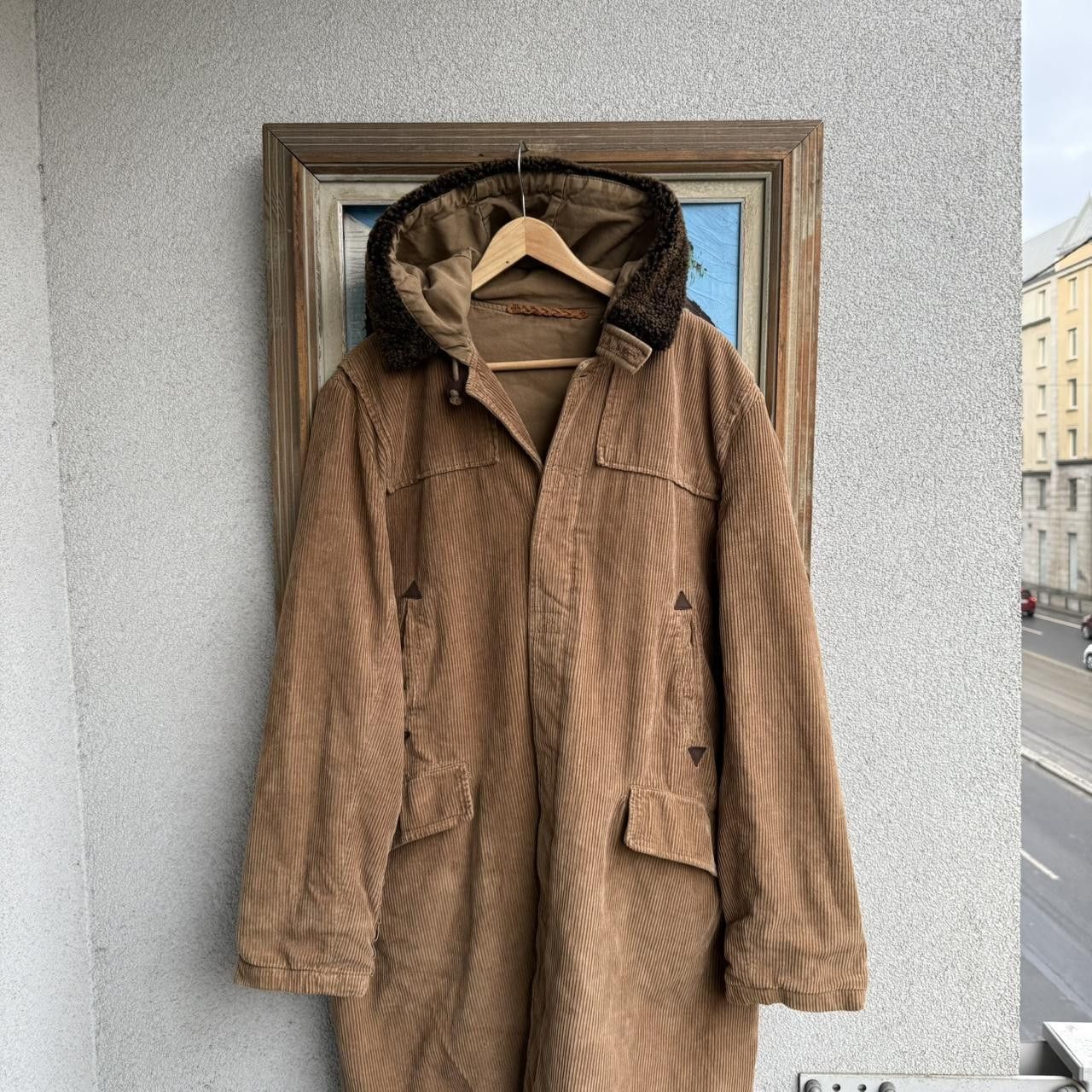 Our Legacy Our Legacy Corduroy Coat Brown Hooded Size US L / EU 52-54 / 3 - 3 Thumbnail