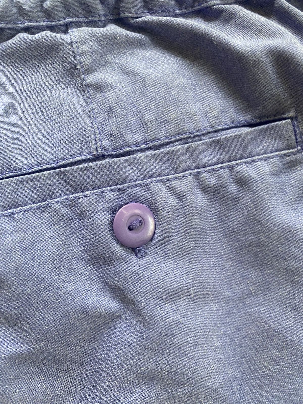 Bugle Boy × Vintage Vintage 80’s Bugle Boy Purple Wide Leg Cargo Shorts Size US 38 / EU 54 - 19 Thumbnail