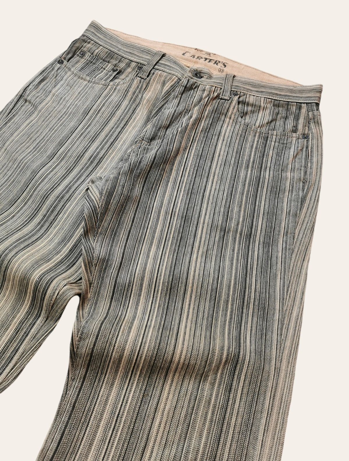 Carter's Carters Stripe Pants Size 33-34 x 39.5 Size US 34 / EU 50 - 5 Thumbnail