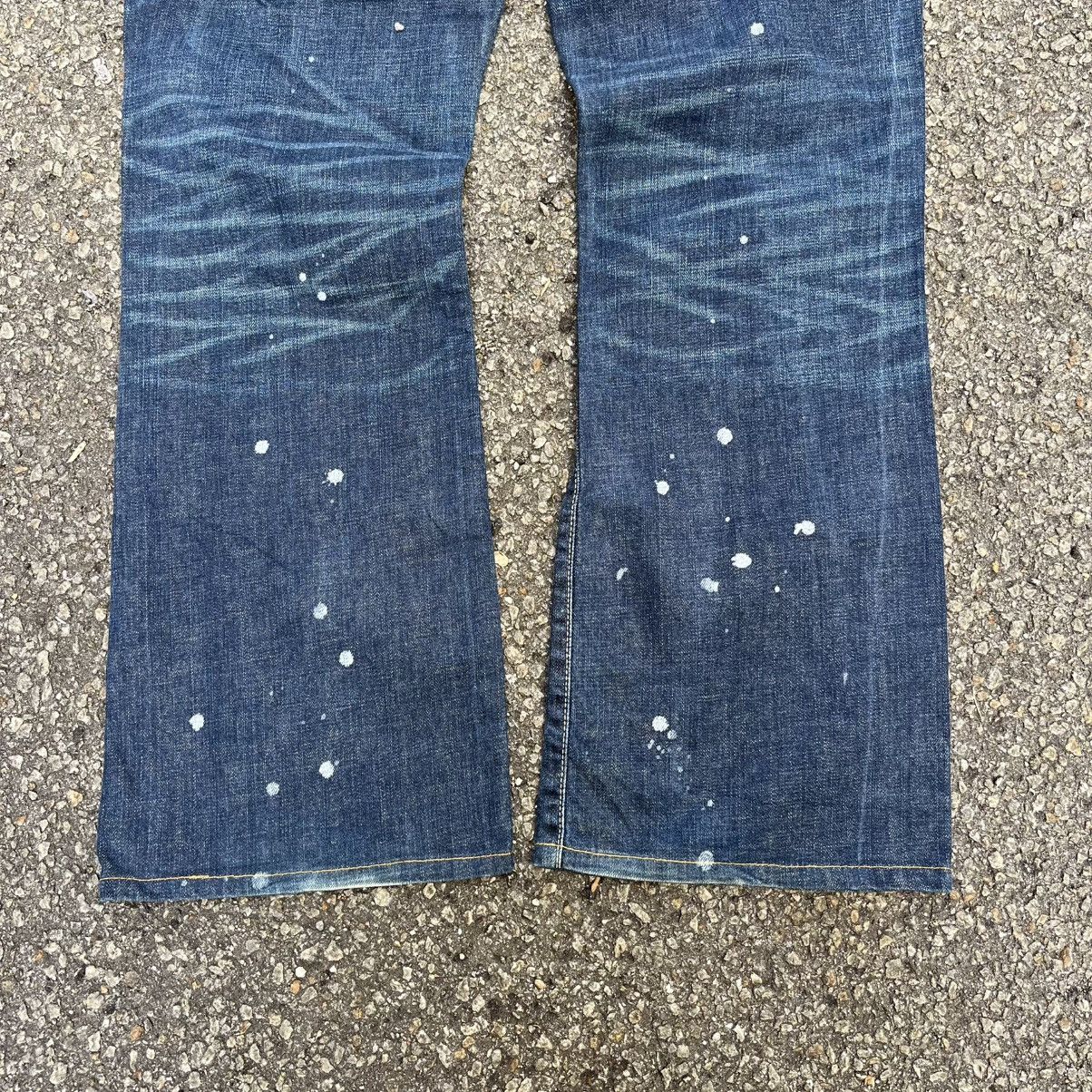 Hysteric Glamour Distressed Jeans Levis 708 Flare Paint Lowrise Denim Bootcut Size US 34 / EU 50 - 12 Thumbnail