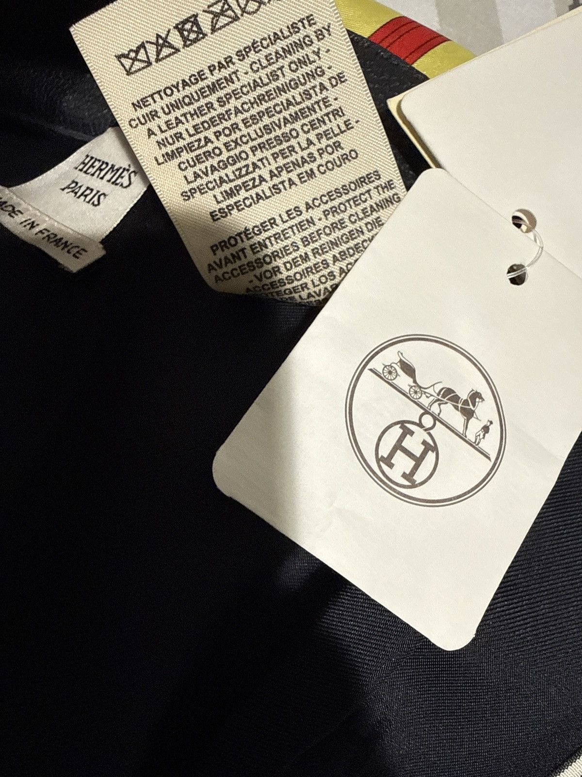 Hermes Hermès Paris Wool Pattern Skirt w/ Leather Waistband Size 27" / US 4 / IT 40 - 5 Thumbnail