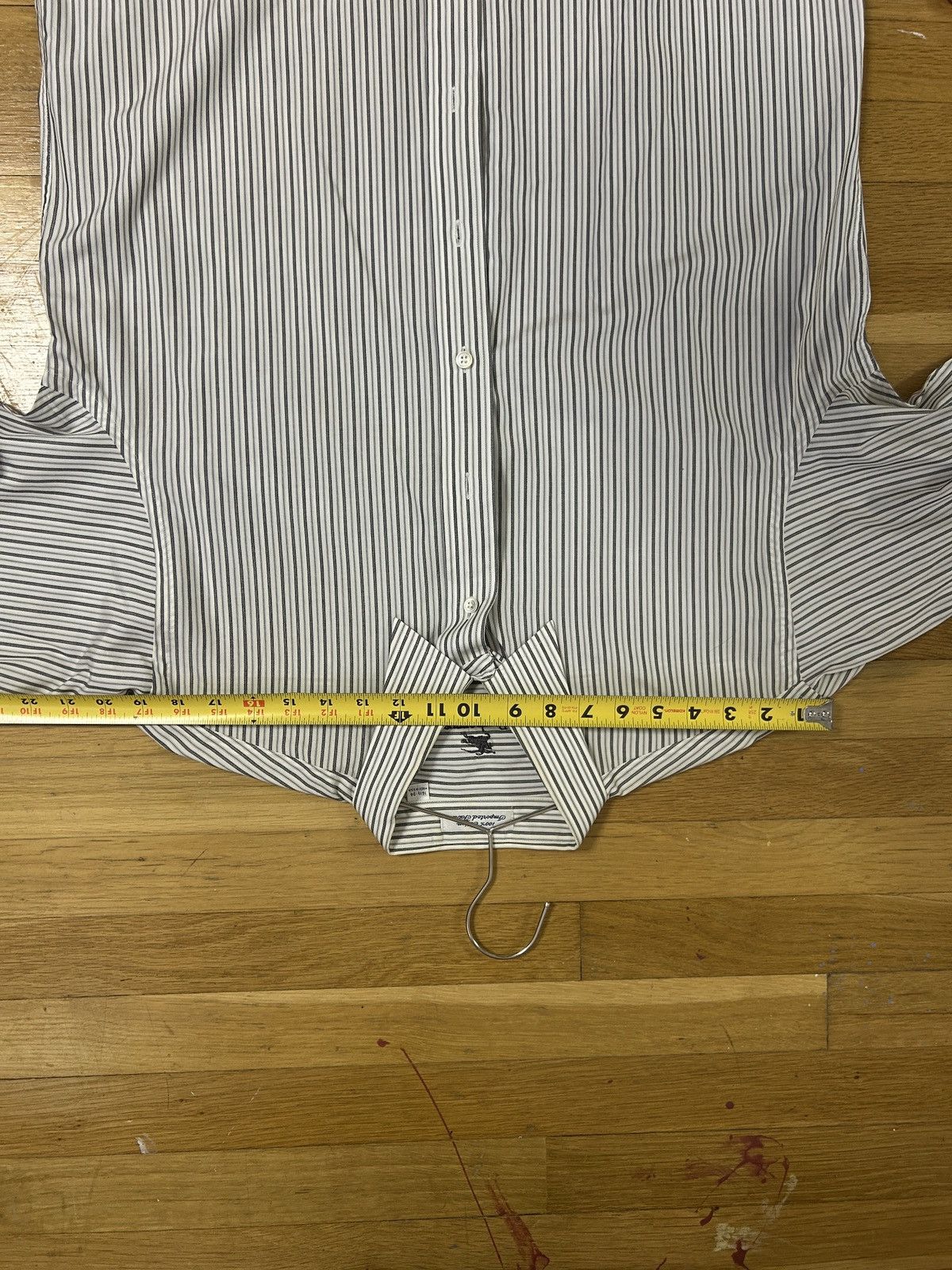 Burberry Vintage Burberry Grey striped Button up Size US M / EU 48-50 / 2 - 5 Thumbnail