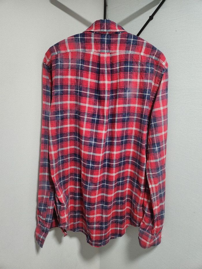 Faith Connexion FAITH CONNEXION REGULAR BLEACHED CHECK SHIRT Size US M / EU 48-50 / 2 - 4 Thumbnail