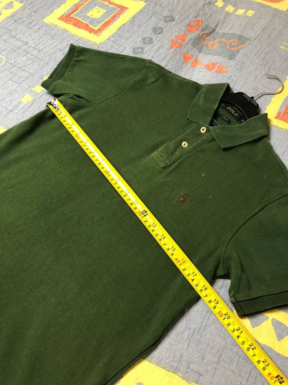 Polo Ralph Lauren Vtg 90s Polo Ralph Lauren Cross Flag Stripe Logo Tee Size US M / EU 48-50 / 2 - 11 Thumbnail