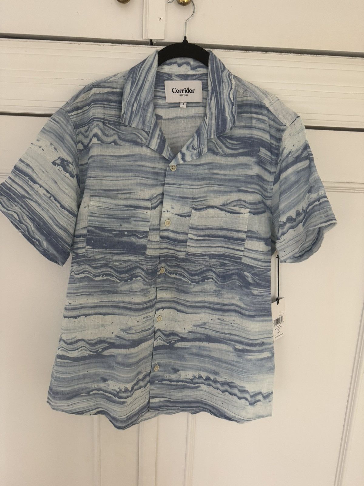 Corridor Corridor Wave Runner Short Sleeve Linen NWT Small Size US S / EU 44-46 / 1 - 1 Thumbnail