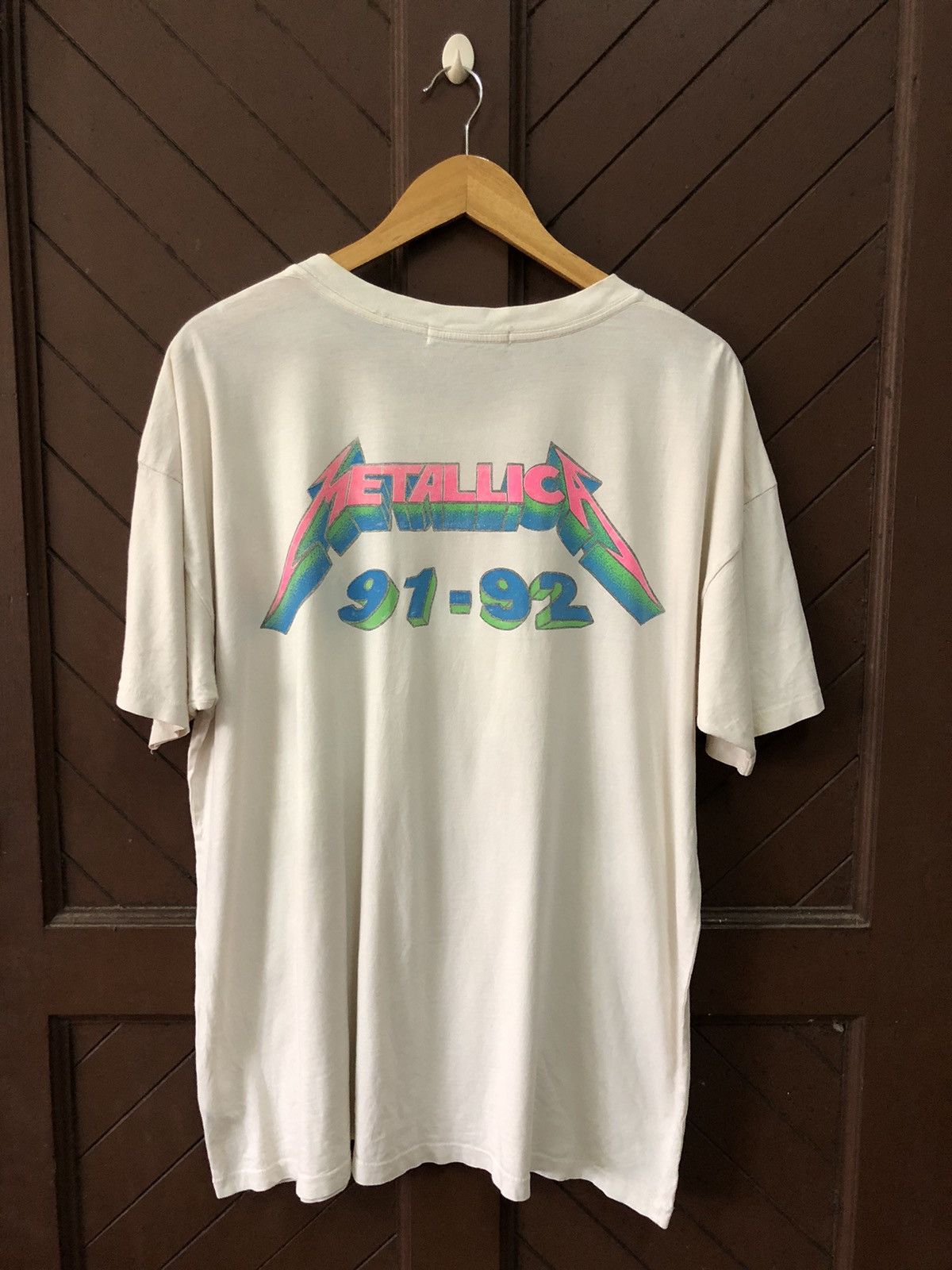 Band Tees Made in USA Repro Metallica 91/92 Tour Tee Size US XL / EU 56 / 4 - 2 Thumbnail