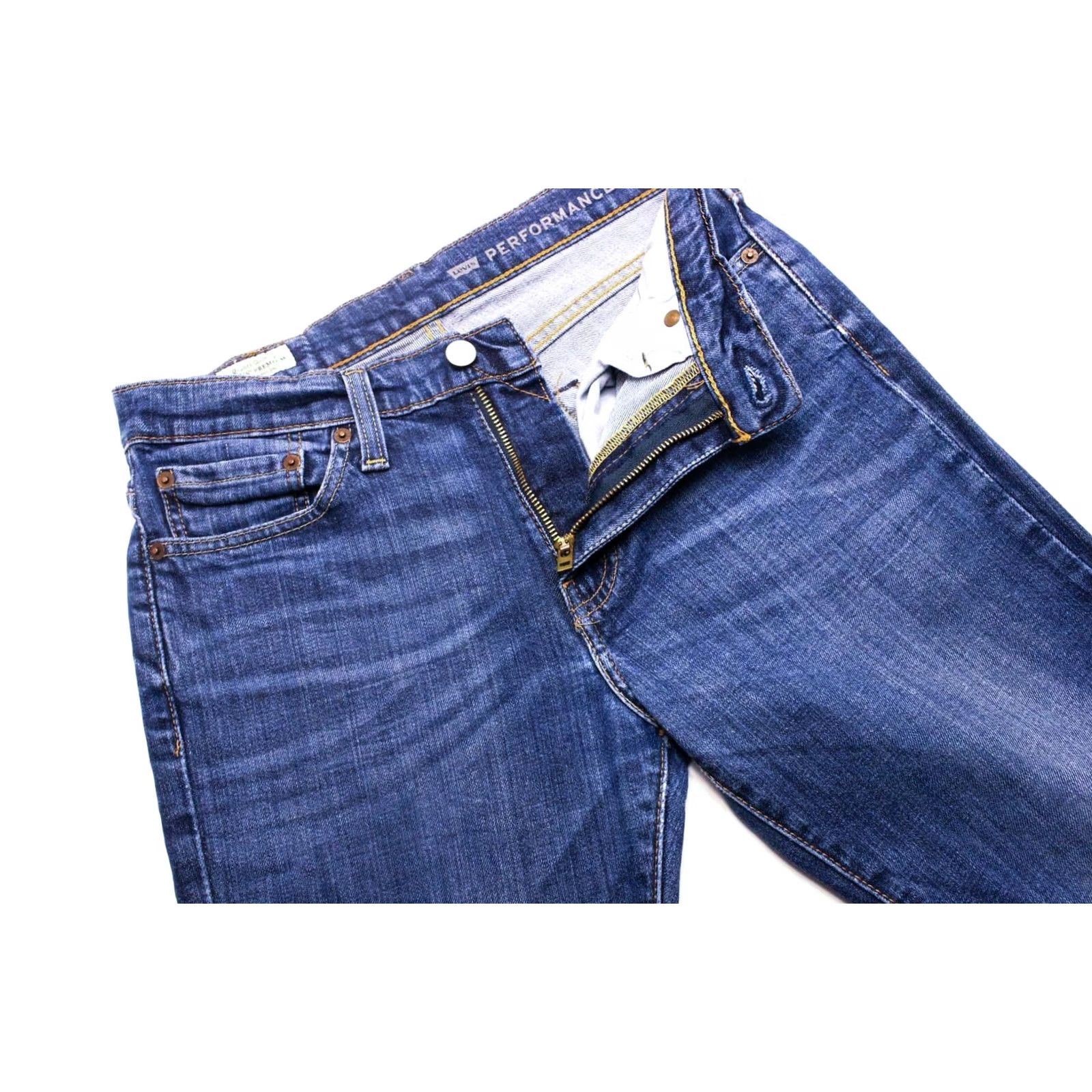 Levi's LEVI'S 511 Premium Performance Big E Jeans Slim Men W30/L30 Whiskers Faded Blue Capstone? Size US 30 / EU 46 - 4 Thumbnail