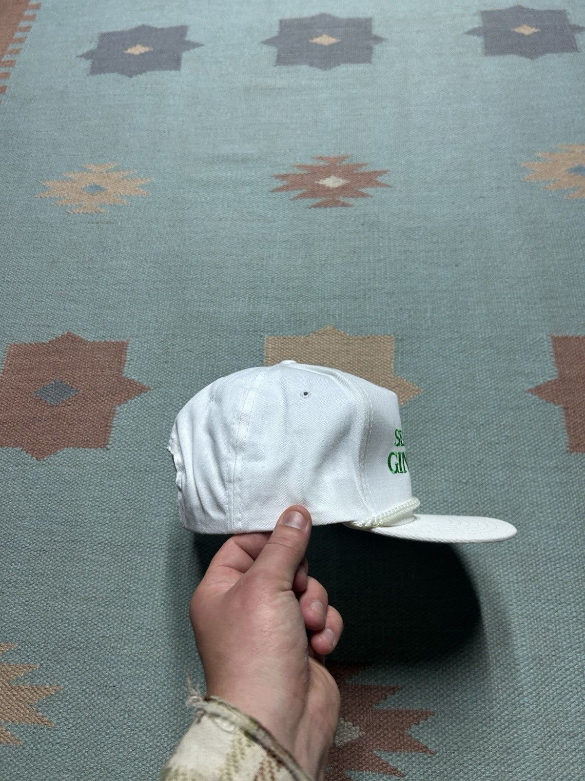 Vintage Vtg hat Seagram’s gin & juice alcohol embroidered hip hop Size ONE SIZE - 9 Thumbnail